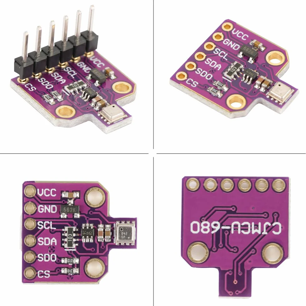 CJMCU-680 BME680 czujnik ciśnienia temperatury wilgotności Breakout Board wysokość modułu płyta rozwojowa