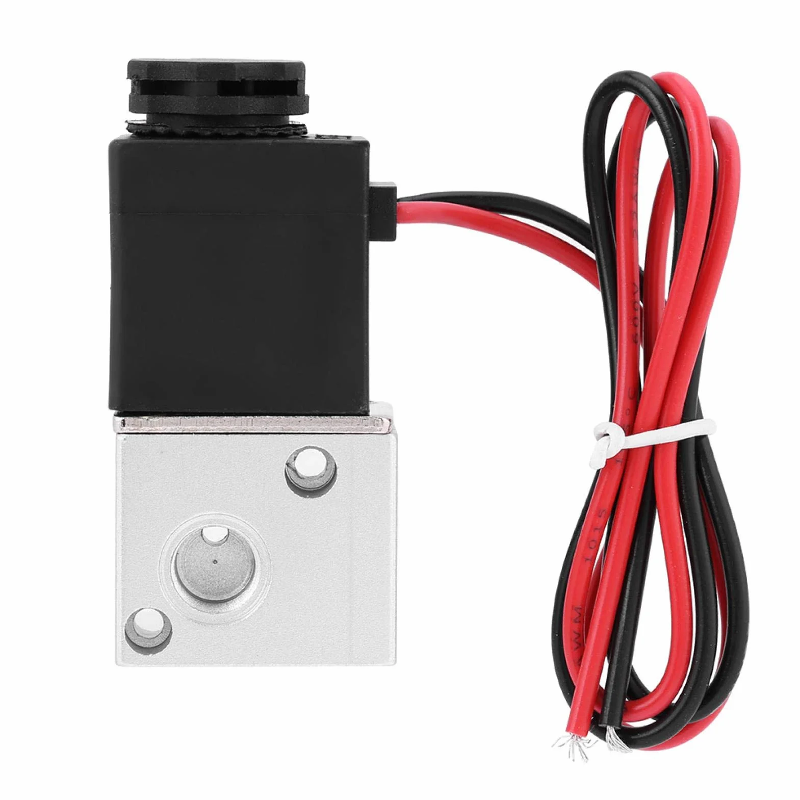 Elektrozawka powietrza, 1/8" 3V1-06 DC 12V/24V 3-drożny 2-pozycyjny BSP normalnie zamknięty elektryczny zawór powietrzny (DC24V)