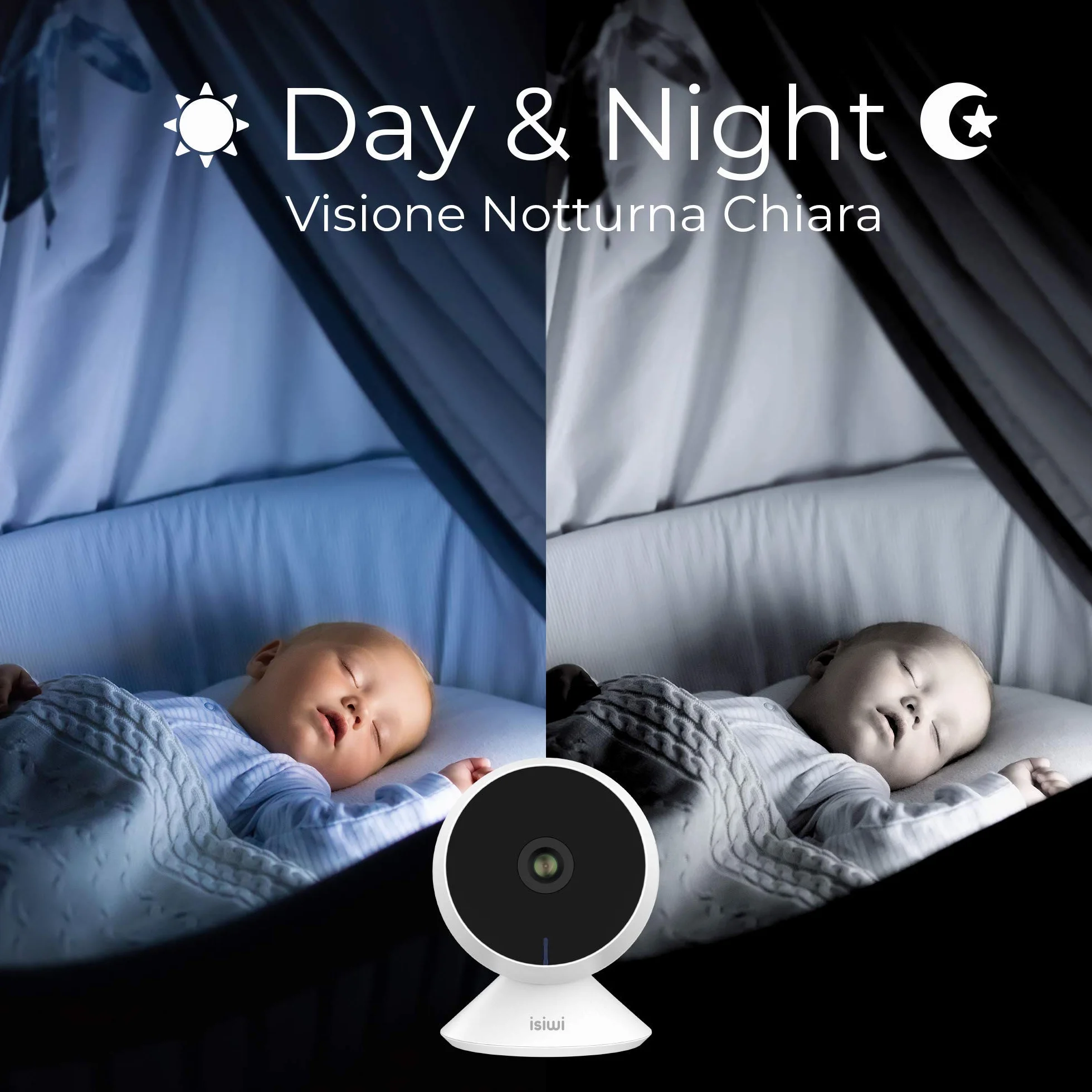 Ring IP kamera do wnętrz, WiFi, do rozszerzonego monitorowania domu, rozdzielczość HD 1080P, wykrywanie ruchu i nietypowe dźwięki, dwukierunkowy audio, monitor niemowląt z noktowizorem