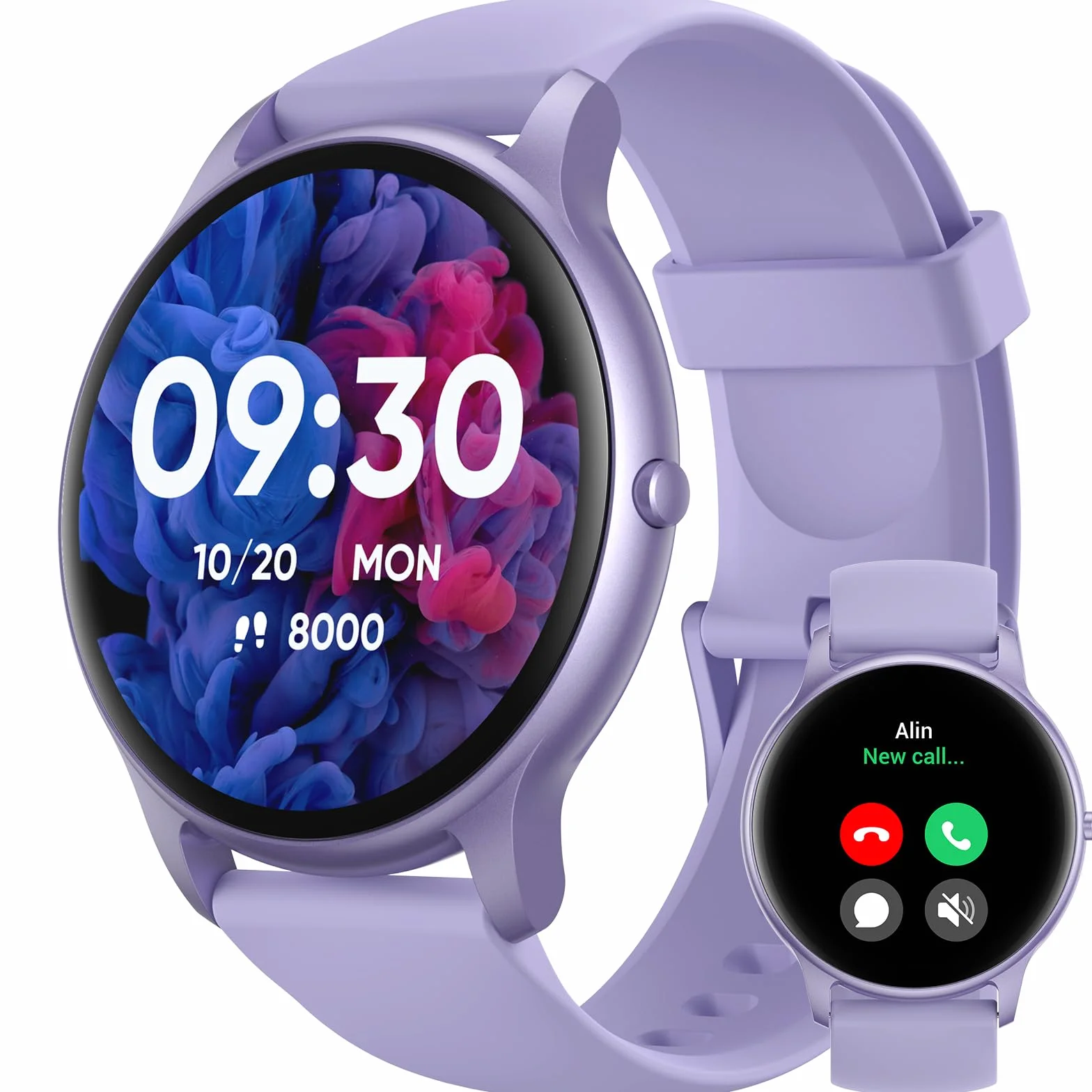 Parsonver Inteligentny zegarek (odpowiedź/nawiązywanie połączeń), zegarek fitness dla kobiet i mężczyzn, smartwatch 100+ trybów sportowych, wodoodporność IP68, monitor snu, monitor aktywności