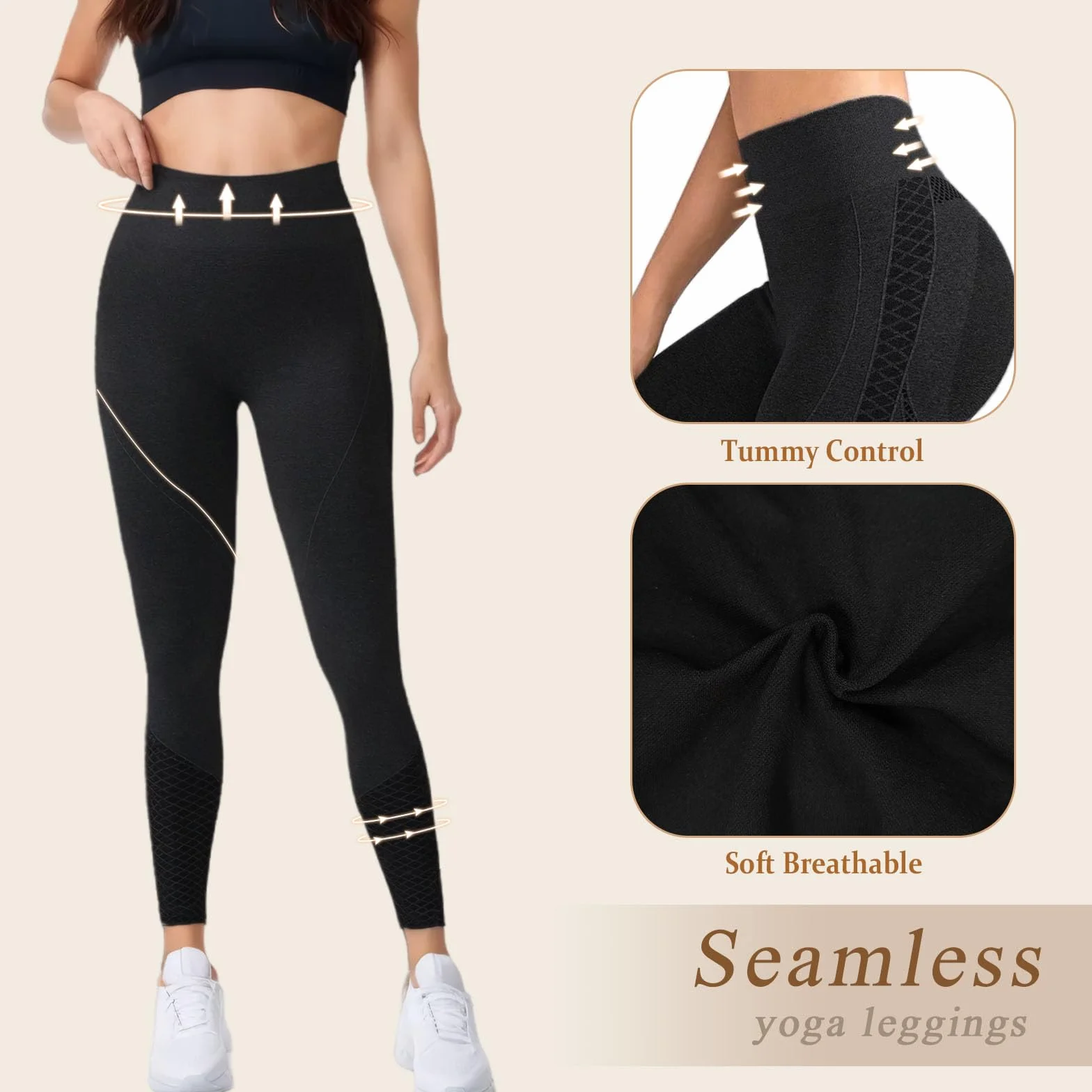 Damskie legginsy sportowe Push Up Booty Scrunch Legginsy wyszczuplające spodnie na siłownię z wysokim stanem matowe bezszwowe legginsy antycellulitowe joga fitness