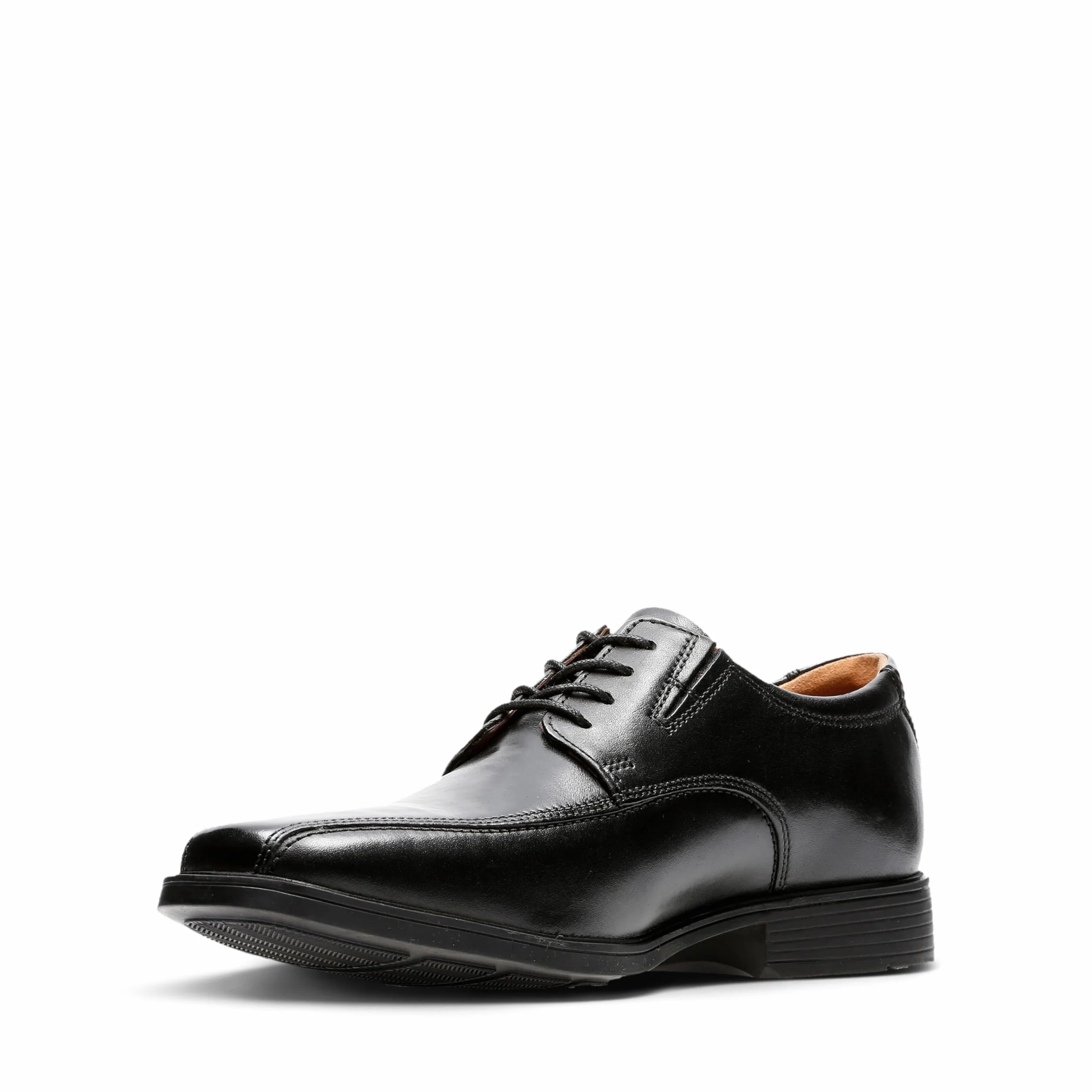 Clarks Tilden Walk Mens Black Leather, 11