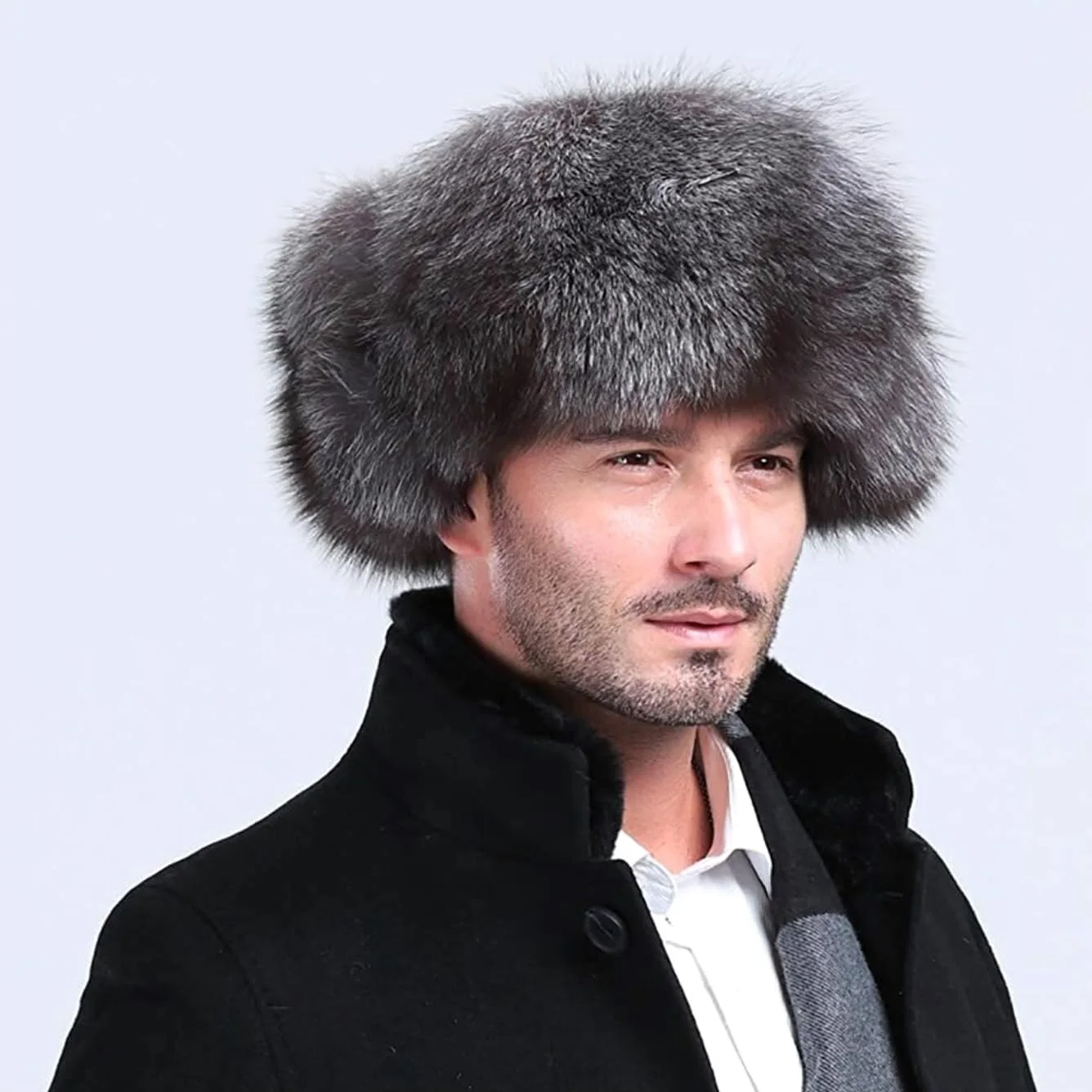 Zimowa Czapka Czapka Unisex Ciepłe Grube Czapki Zimowe Nauszniki Czapka Myśliwska Czapka Na Zewnątrz Czapka Damska Męska (Color : B, Size : 59cm)