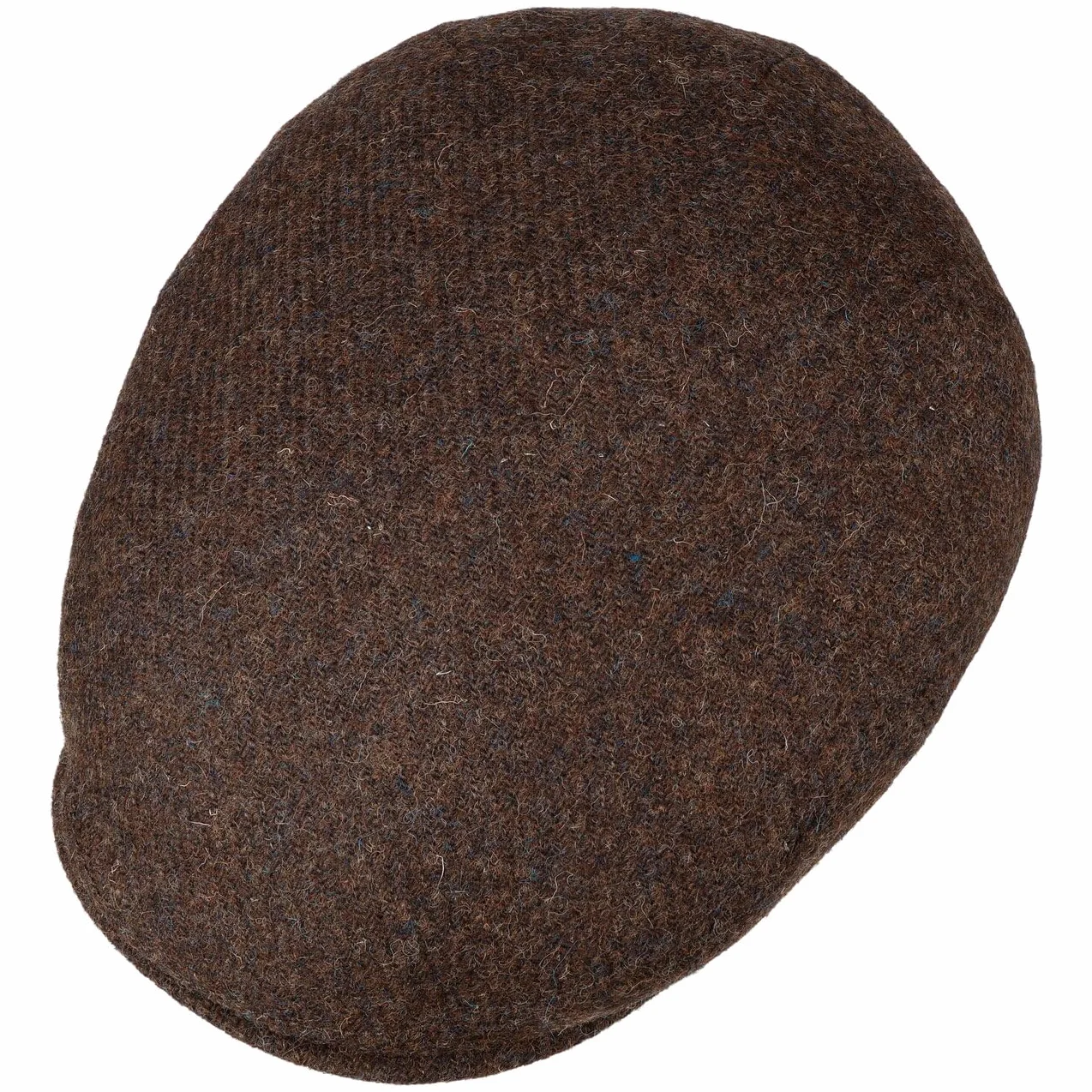 Stetson Kent Wool 160 Years płaska czapka z daszkiem, męska, wyprodukowana w Niemczech, z daszkiem, na jesień, zimę, jesień, zimę, 62 cm, ciemnobrązowa