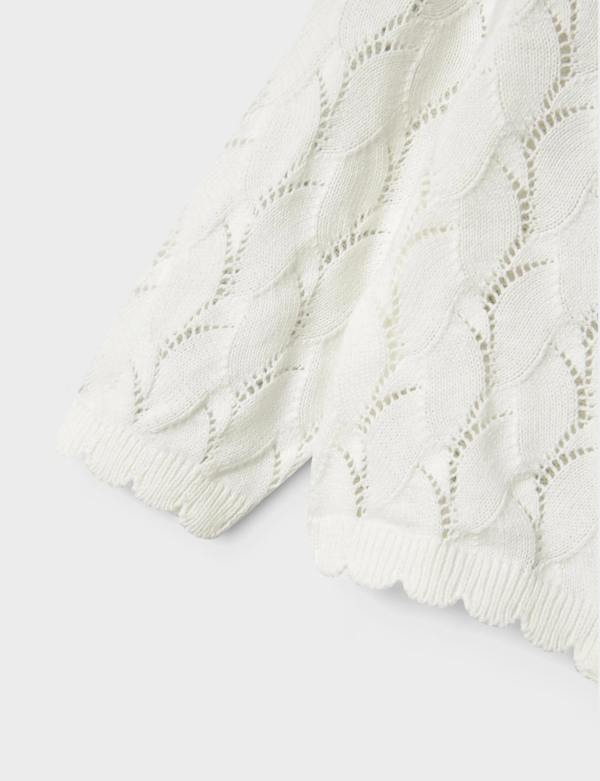 NAME IT Nbfnajsa Ls Knit Card, Cloud Dancer, 74
