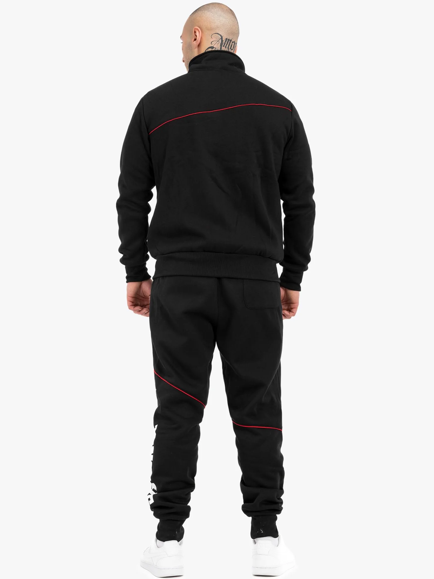 Lonsdale M?ski dres treningowy Geddington, kolor: czarny, rozmiar: M