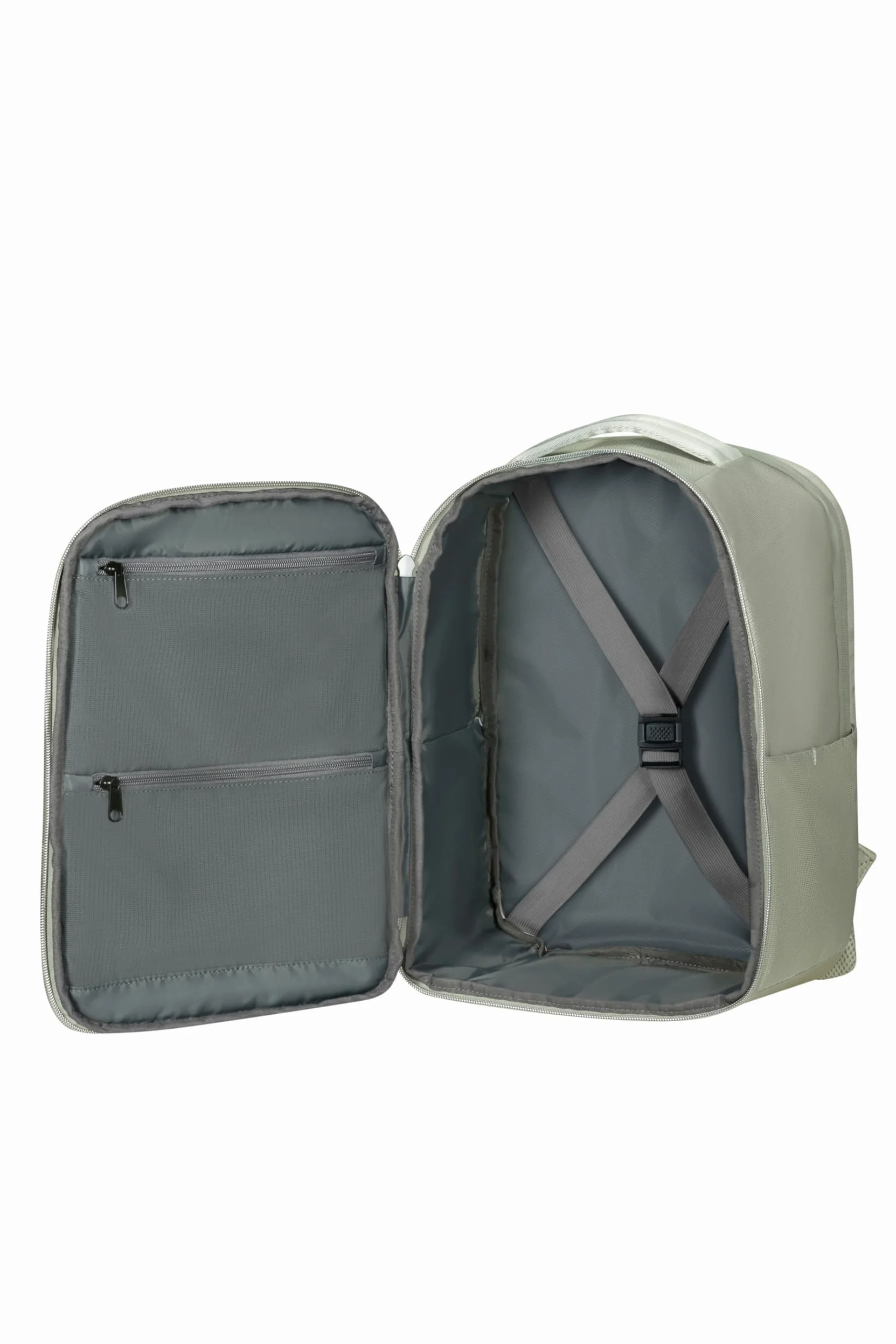 Samsonite Guardit Classy 2.0, Damski Plecak Kabinowy, 40 x 30 x 20 cm, Underseat Bagaz Podreczny do Ryanair, Wizz Air & Vueling, Kieszen na Laptopa 15.6", Zielony (Dry Sage)