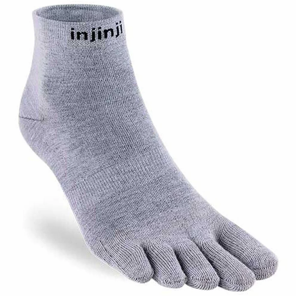 Injinji LINER MINI-CREW HEATHER GRAY M, szary, M