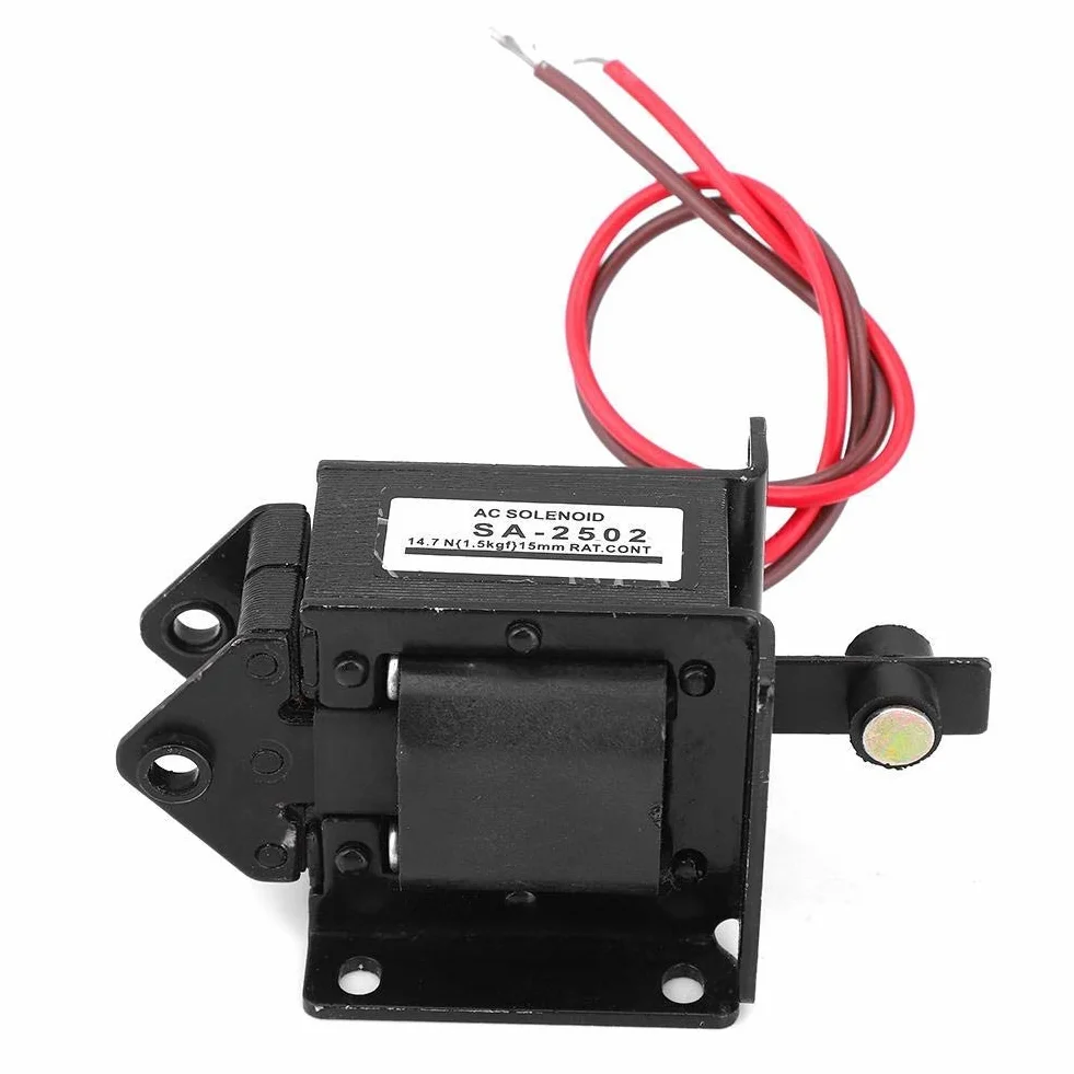 Elektromagnes, AC magnes trakcyjny elektromagnes do automatyzacji przemysłowej 220 V AC 14,7 N 15 mm skok