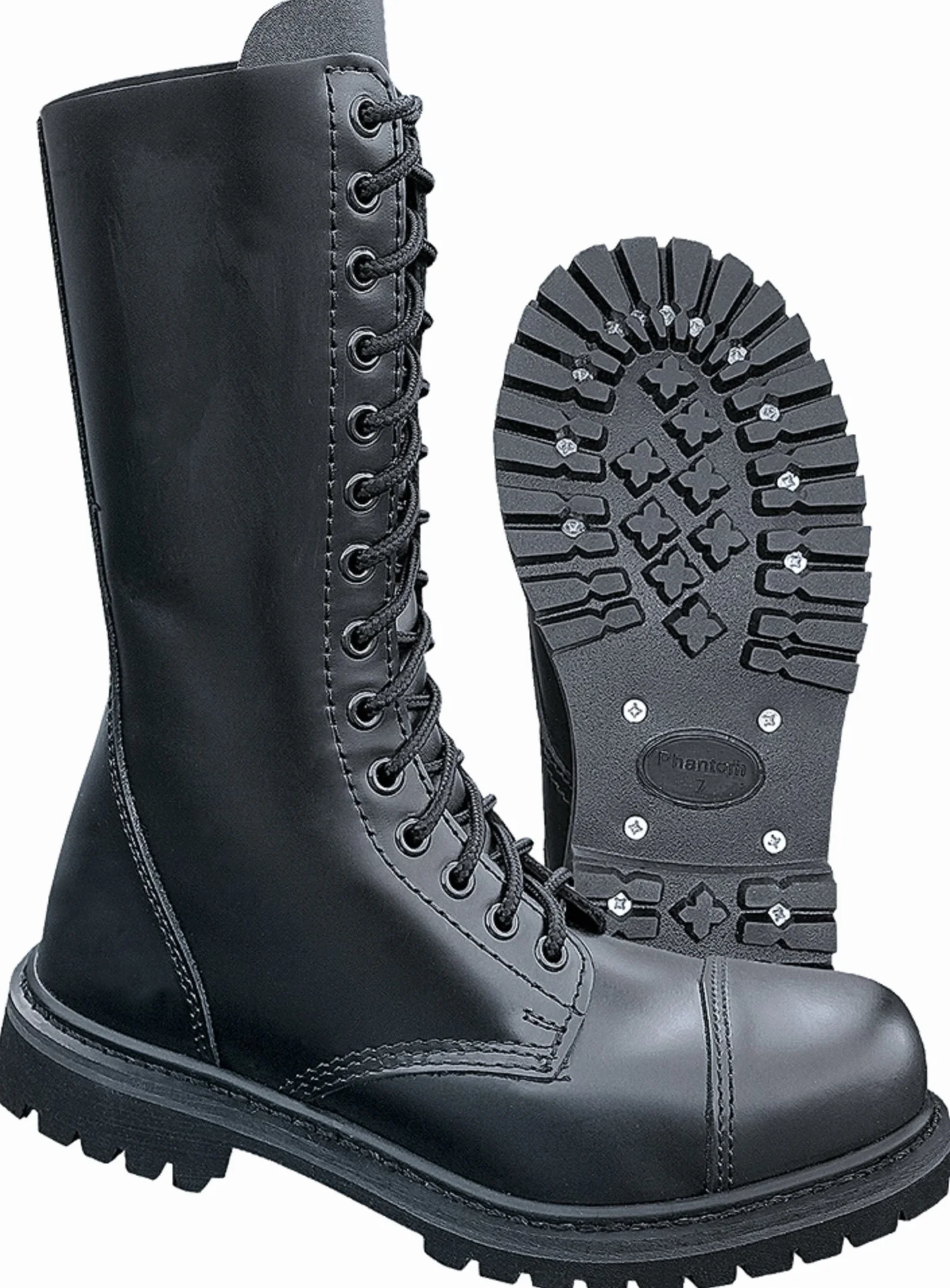 Brandit Mężczyźni Phantom 14 Eyelet BootsButy wojskowe i taktyczne