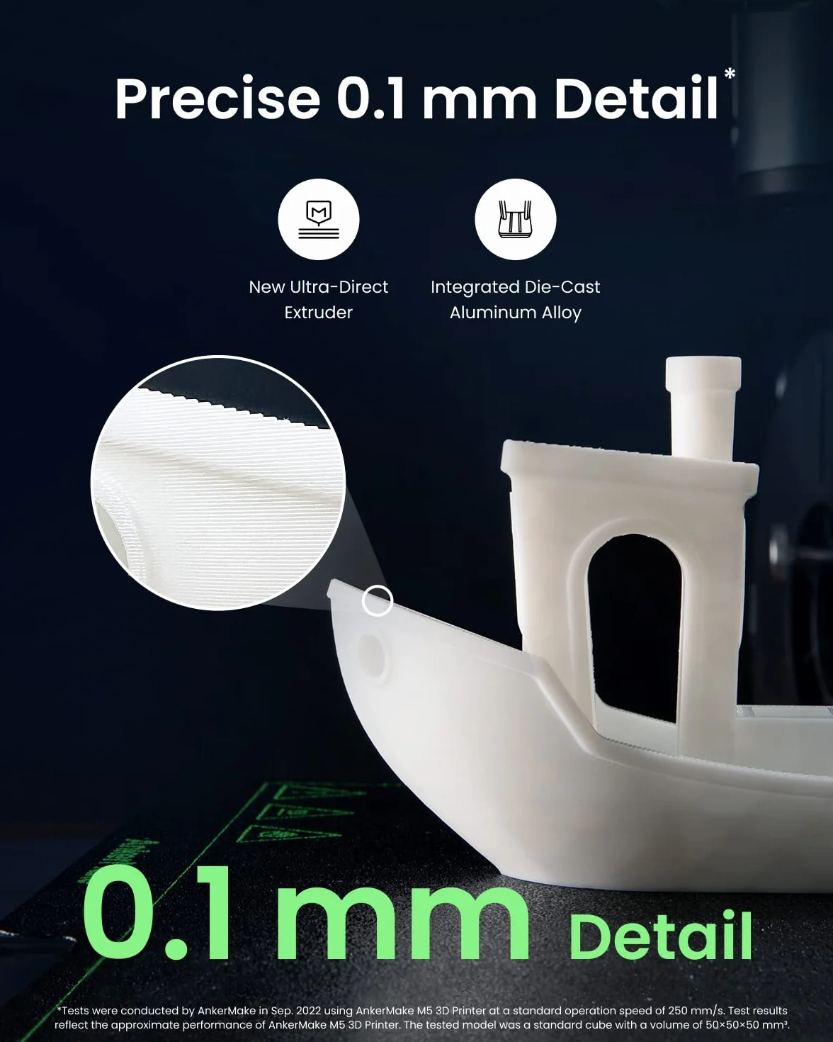 AnkerMake M5 Drukarka 3D 500 mm/s szybka drukarka 3D z automatycznym poziomowaniem