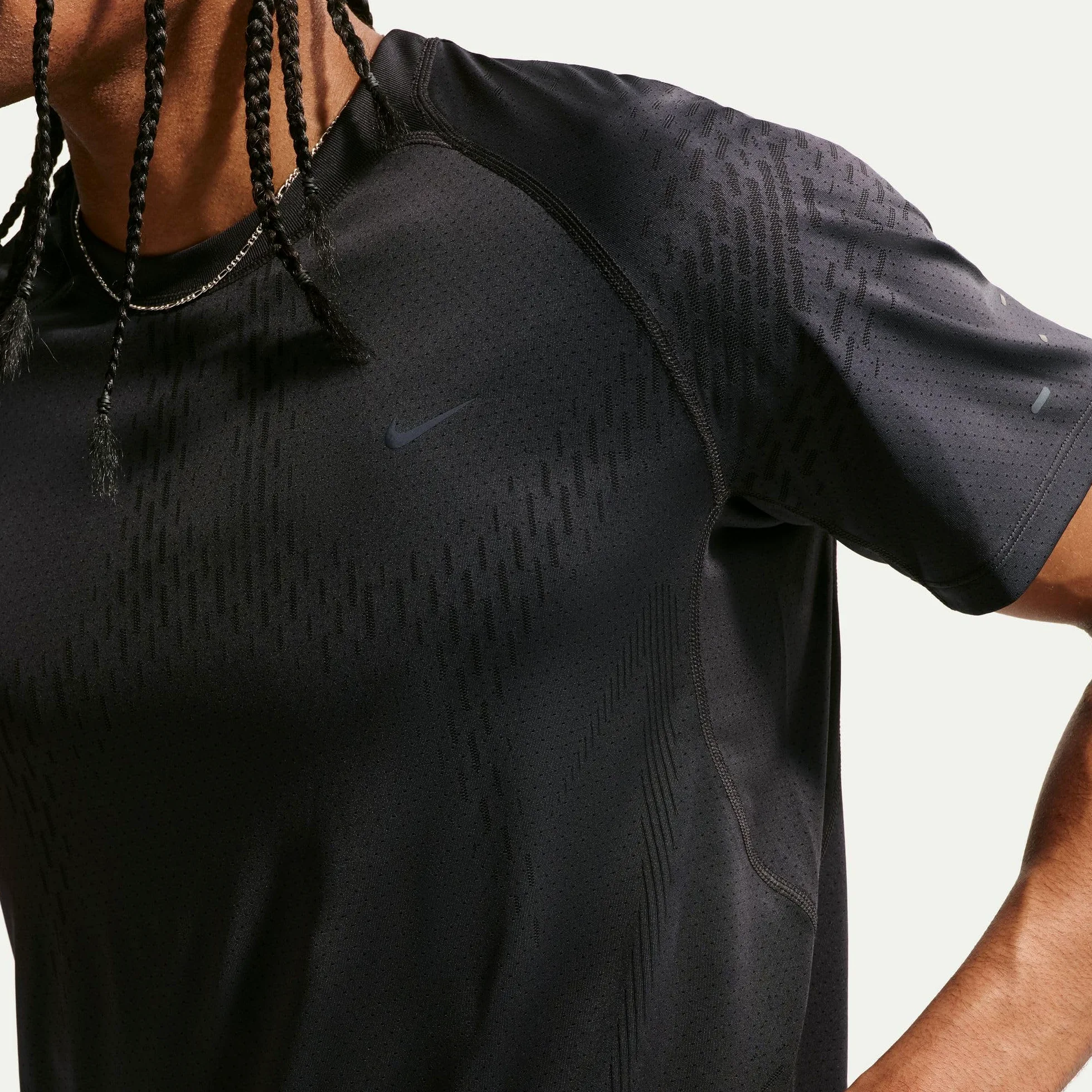 NIKE Górna część z krótkim rękawem Mężczyźni Nike Stride Nike Dri-fit Adv Kurzarm-laufoberteil Für Herren