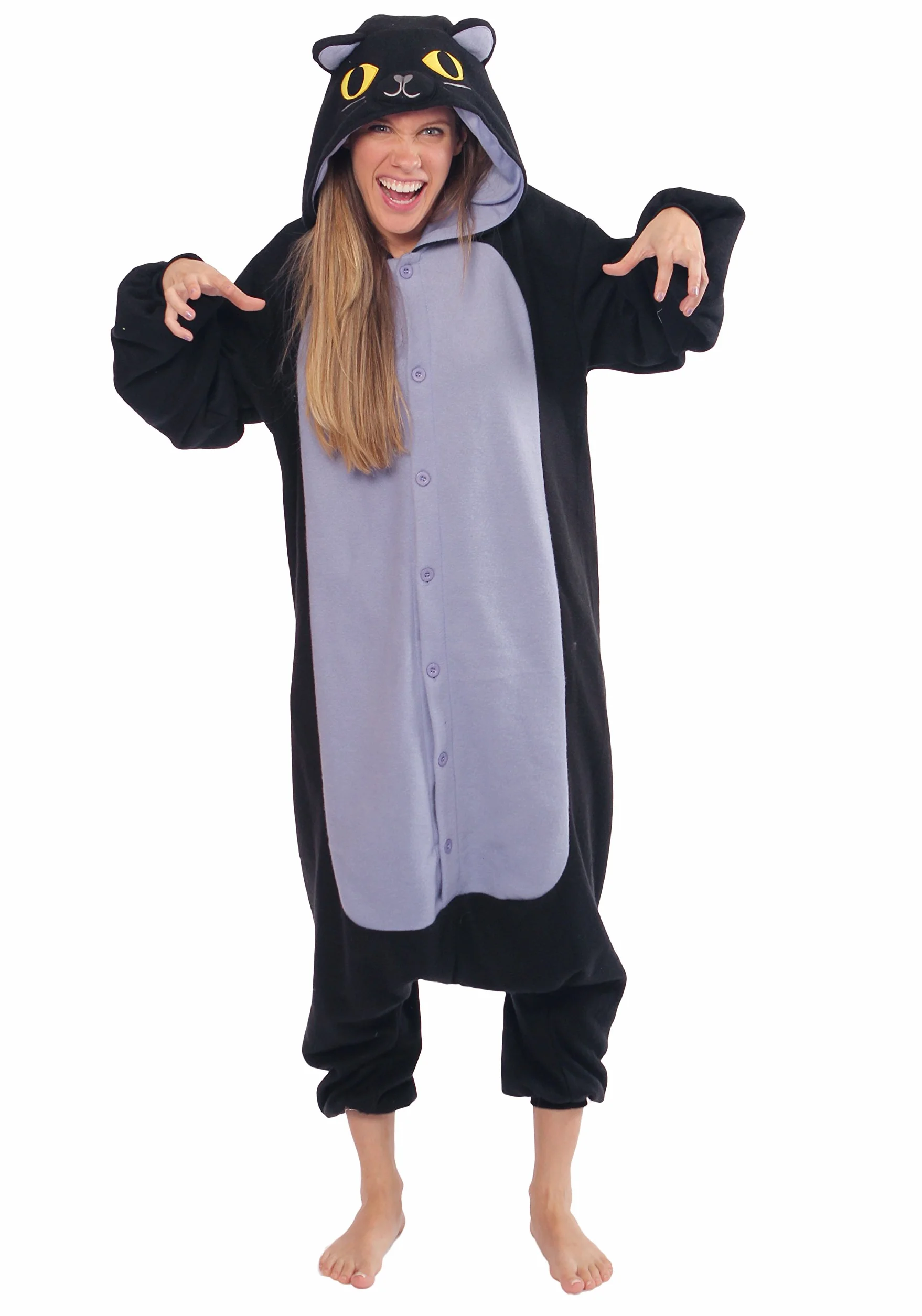 Kigu - Męski Kot Północ Kombinezon - Czarny - Średni, Czarny, M
