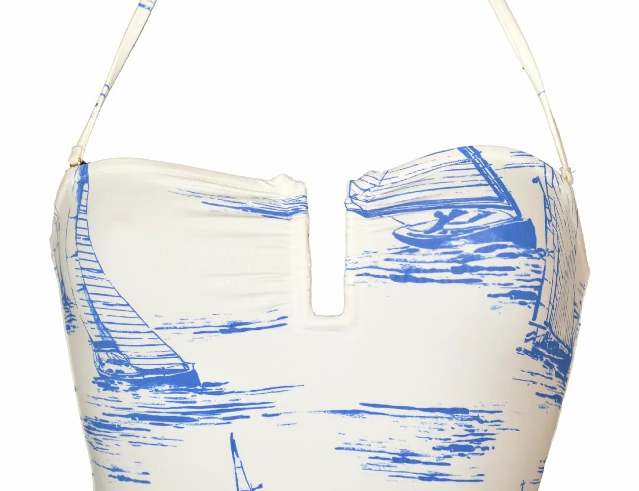 Tommy Hilfiger Damski strój kąpielowy jednoczęściowy strój kąpielowy na plażę lub basen z odpinanym paskiem na szyję XW0XW02982
