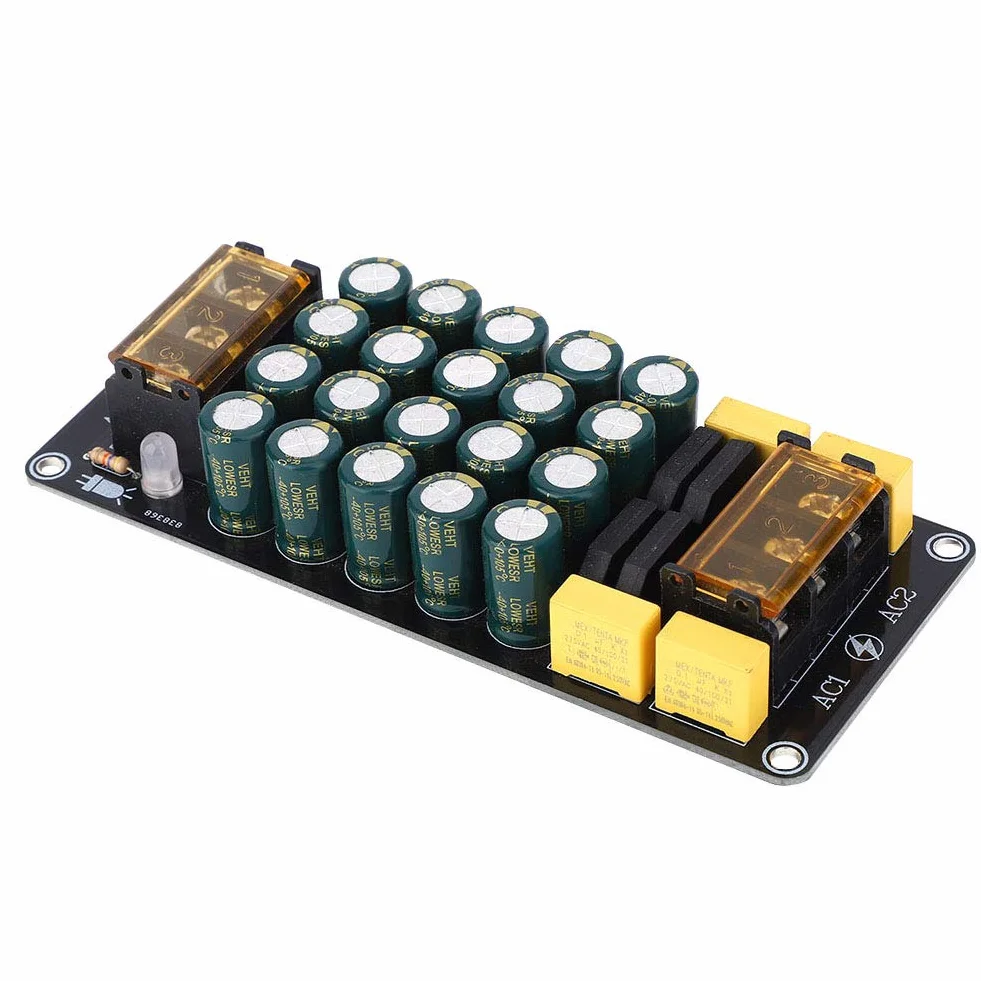 Prostownik, moduł Filtracji Prostownika, 1200 W 100 V 12 A, Podwójny Wzmacniacz Filtra Prostownika, Filtracja Rektyfikacyjna, Wzmacniacze Komponentów Audio