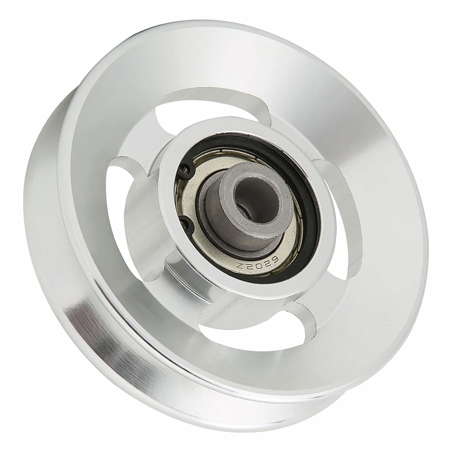 Akozon Koło pasowe, domowe przystawki na siłownię, akcesoria do treningu siłowego, 115 mm, koło pasowe fitness ze stopu aluminium (średnica 90 mm)