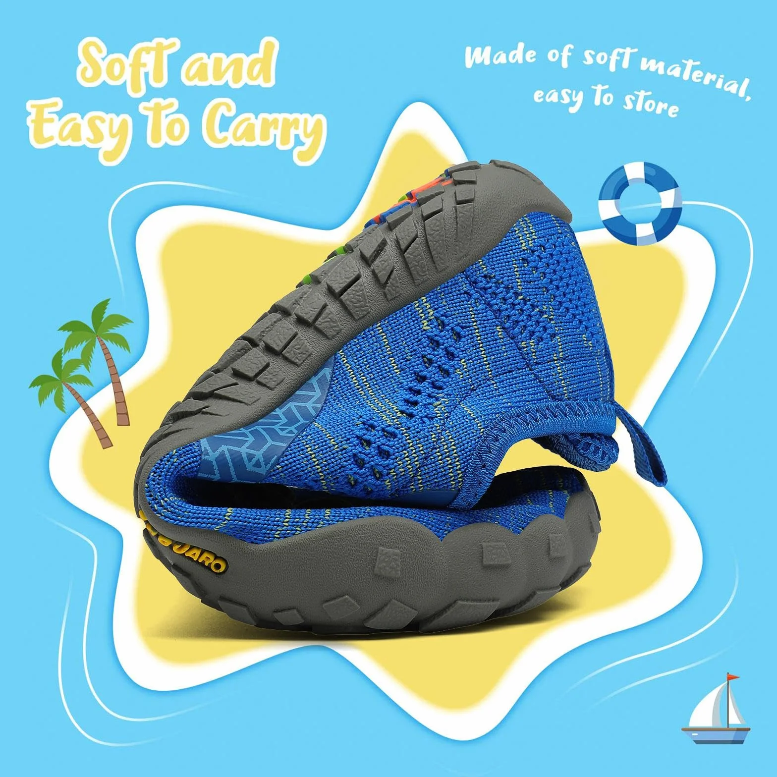SAGUARO Dziecięce buty trekkingowe wodne plażowe 24-36 EU