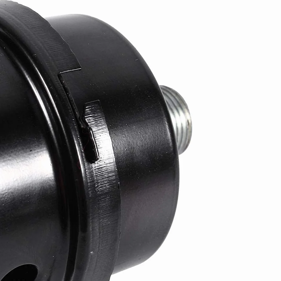 Tłumik filtra powietrza, metalowy filtr średnica 16 mm do sprężarki powietrza (czarny)