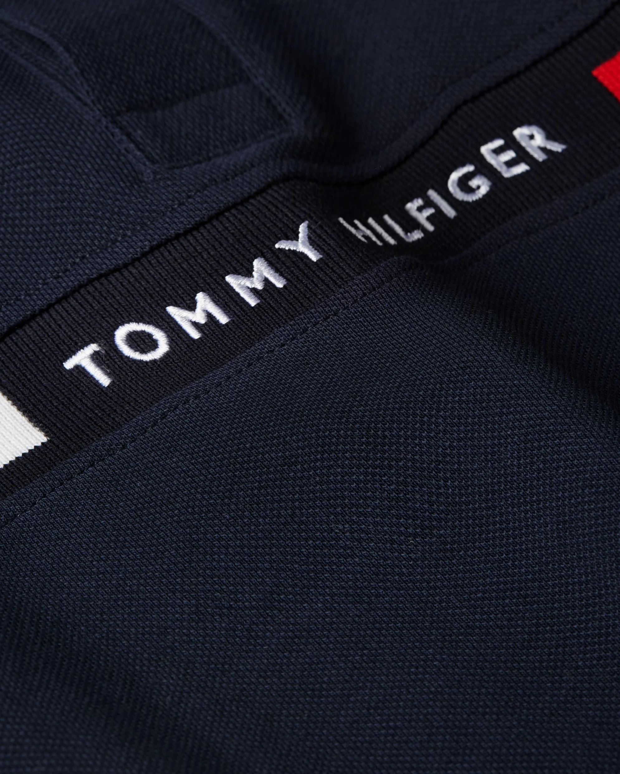 Tommy Hilfiger Męska wkładka na klatkę piersiową Hilfiger REG Polo MW0MW38130, S/S Polo, niebieska, XL, Niebieski (pustynne niebo), XL