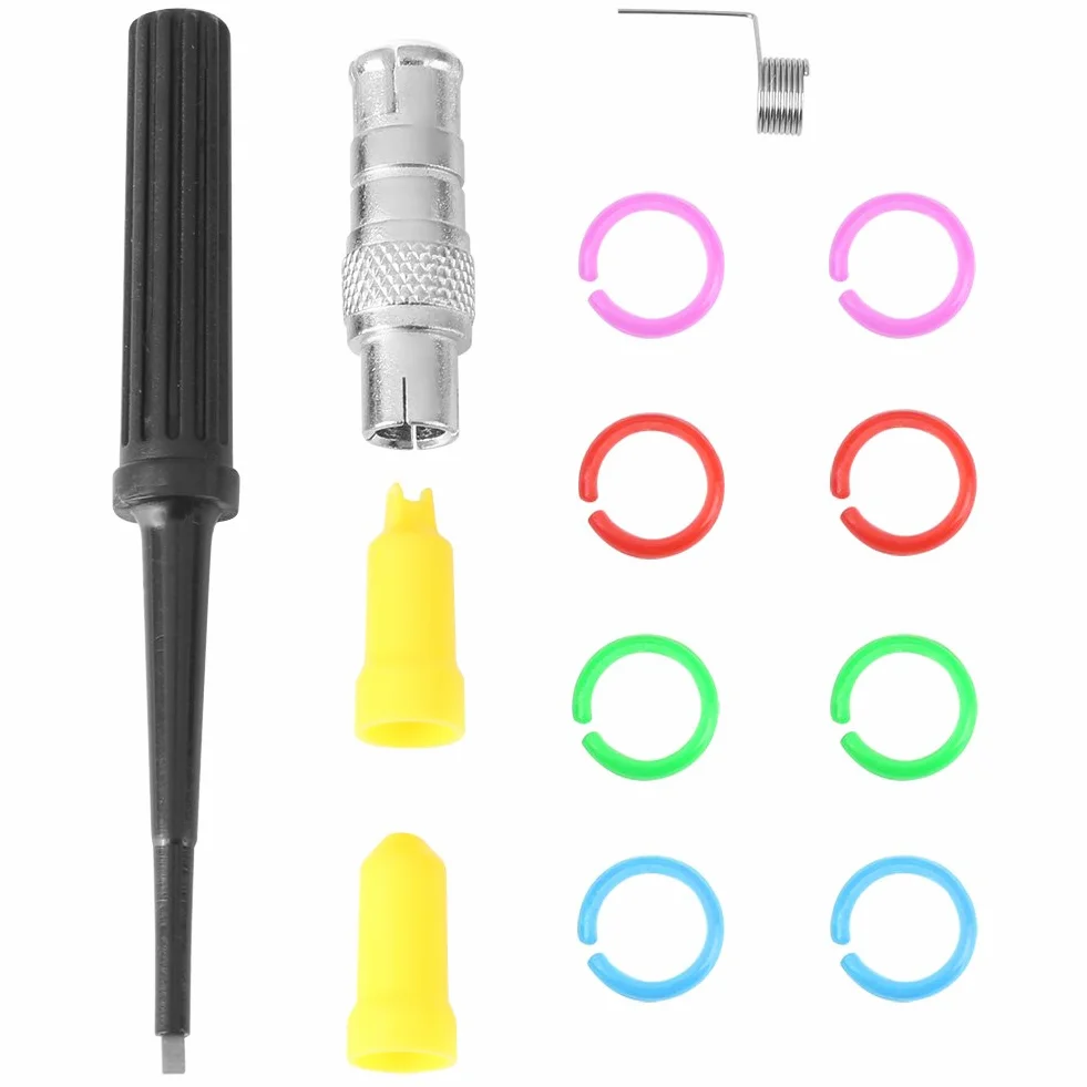 1 szt. P2200 uniwersalna wysoka precyzja 200 MHz sonda oscyloskopowa X10/X1 zestaw akcesoria PKCATI BNC klips sondy kabel, czarny