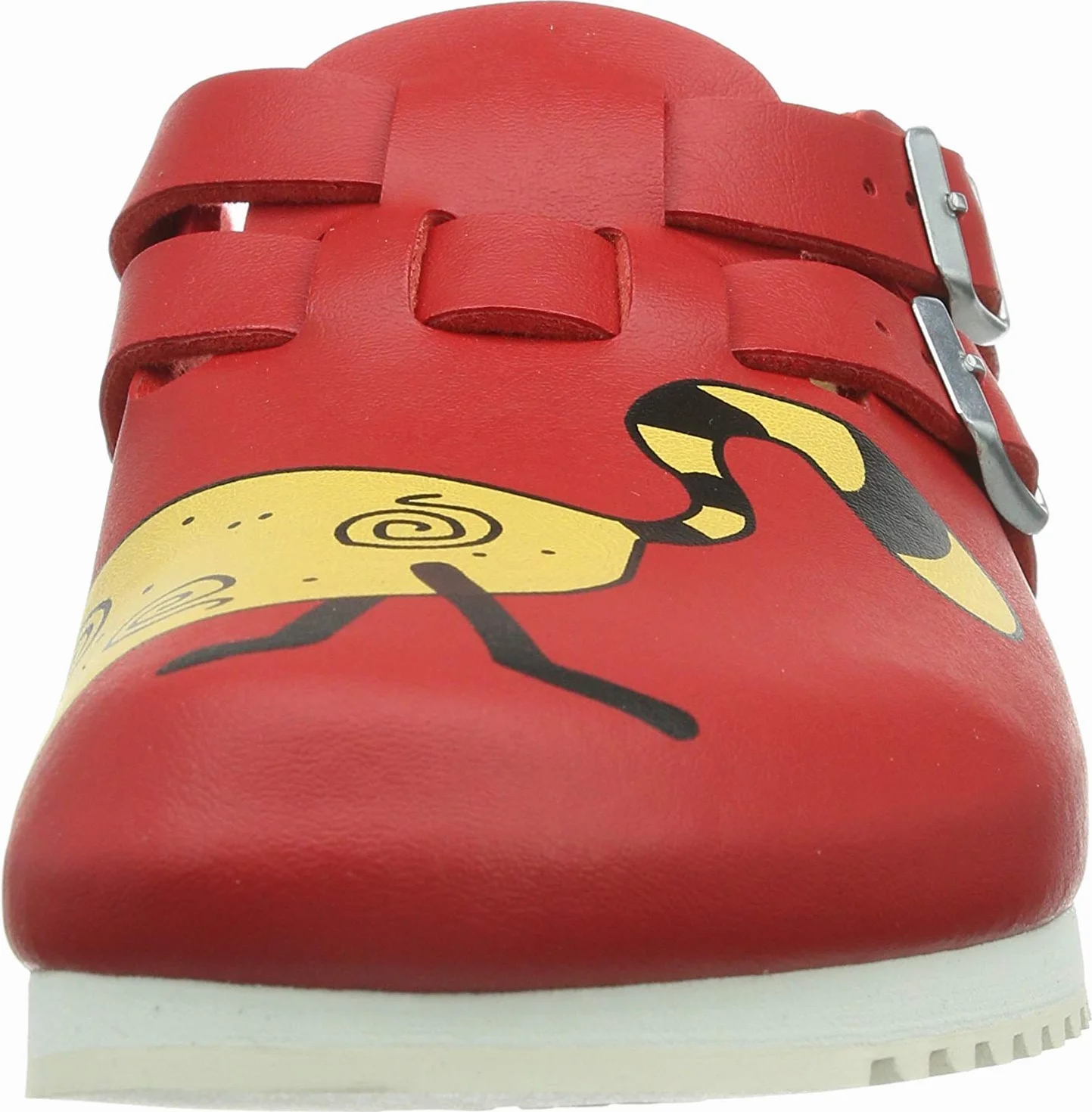 BIRKENSTOCK Kay Profesjonalne chodaki, Czerwony kot czerwony, 38 EU Schmal