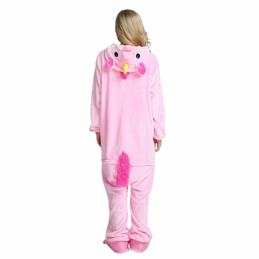 Jednorożec Onesie kostium dla dorosłych – pluszowa piżama Kigurumi, unisex, kostium zwierzęcy, rozmiary S-XL