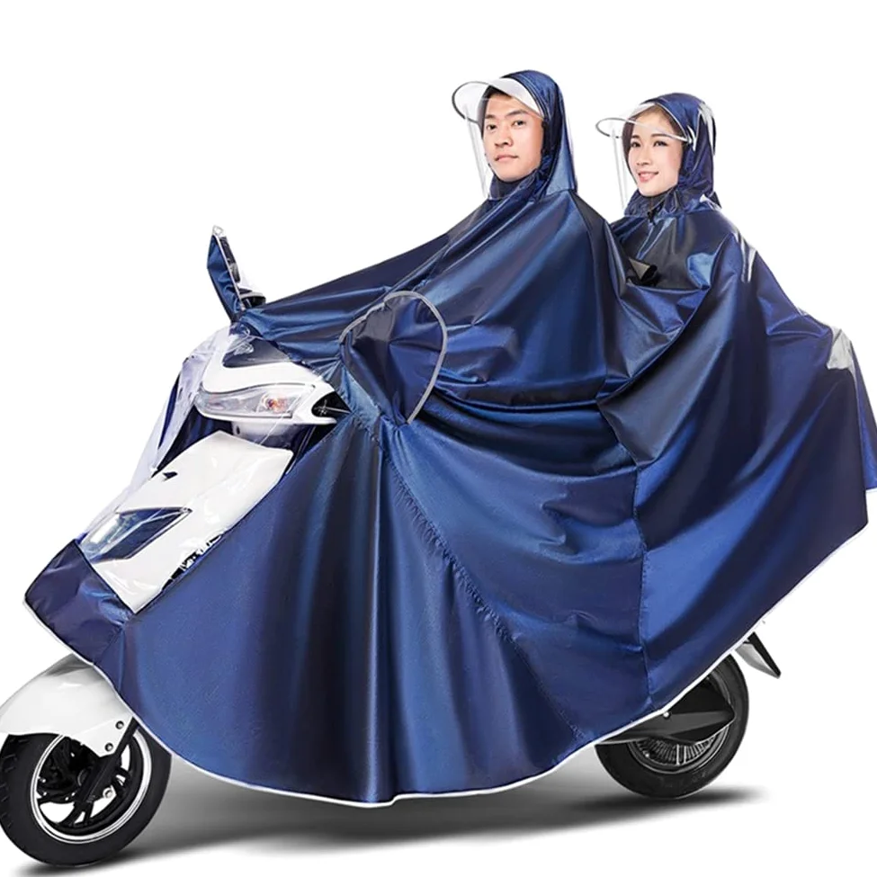Poncho motocyklowe męskie damskie peleryna przeciwdeszczowa na rowerze Poncho z kapturem wiatroszczelny płaszcz przeciwdeszczowy pokrowiec na hulajnogę