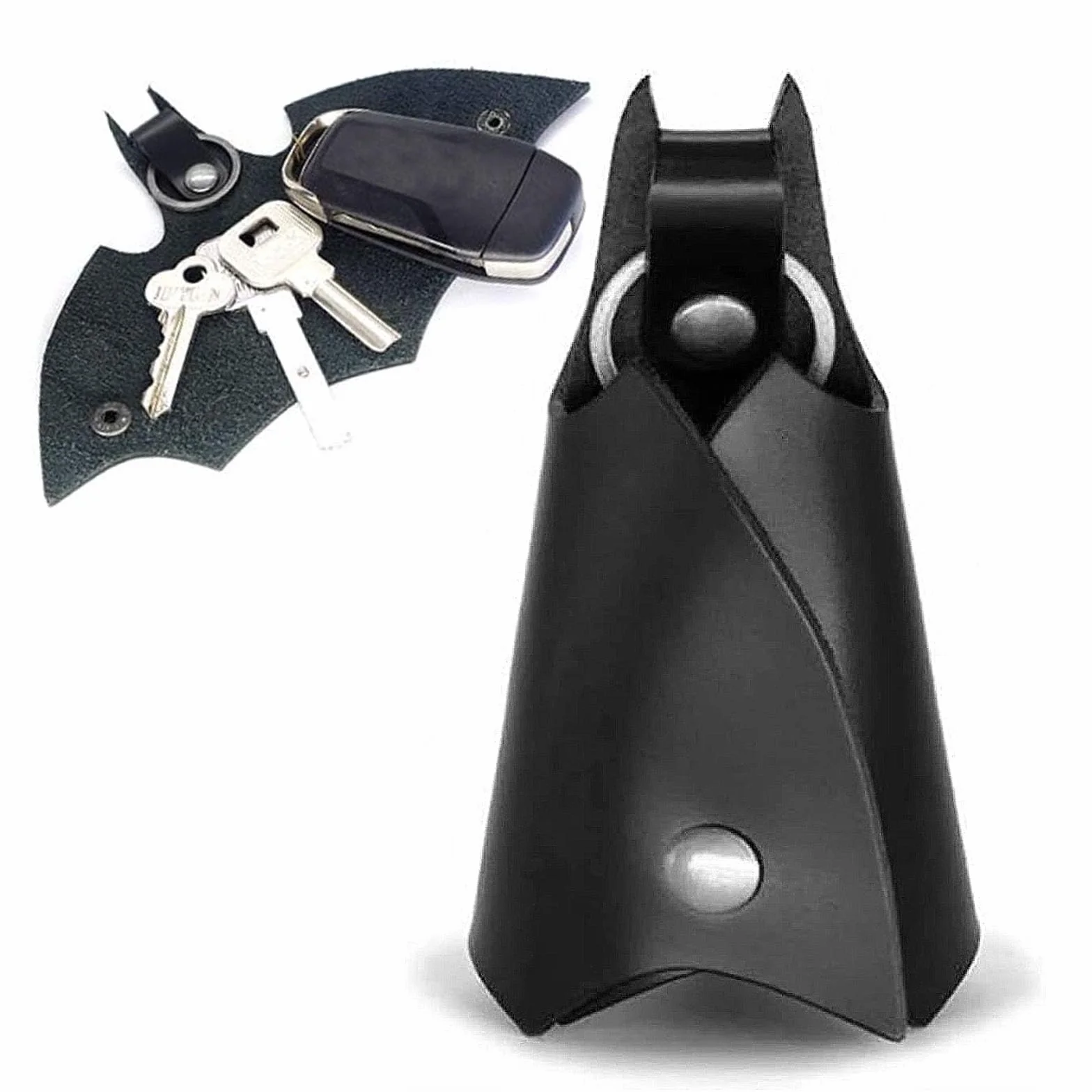 Batman zawieszka na klucze, Batman etui na klucze z ekoskóry, etui na klucze z ekoskóry portfel, zawieszka nietoperz, organizer na klucze z prawdziwej skóry, na wszystkie rodzaje kluczy