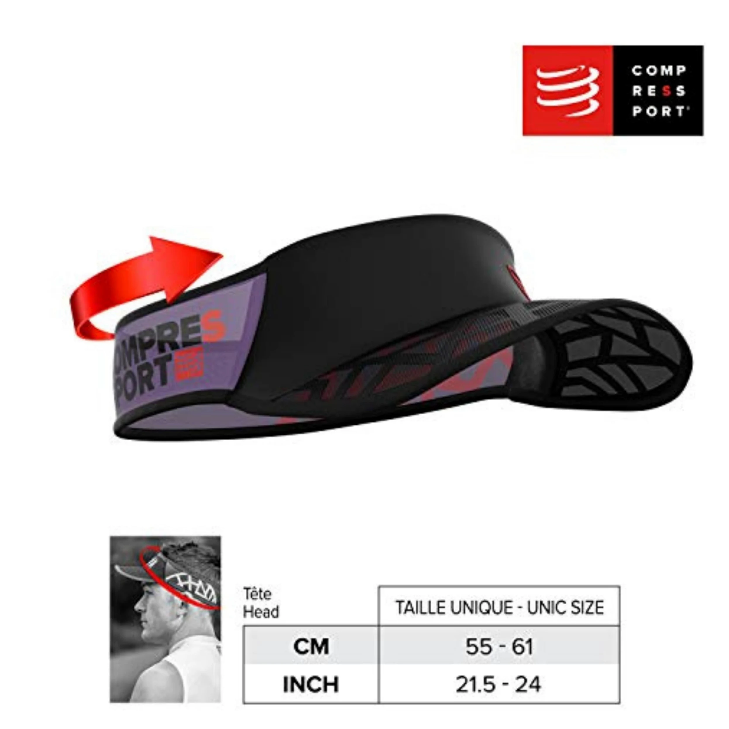 COMPRESSPORT Visory, uniseks