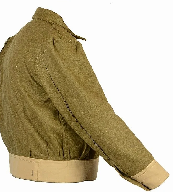 WW2 British Army 1937 Wzór Battledress tunika reprodukcja wełniany mundur wojskowy kurtka