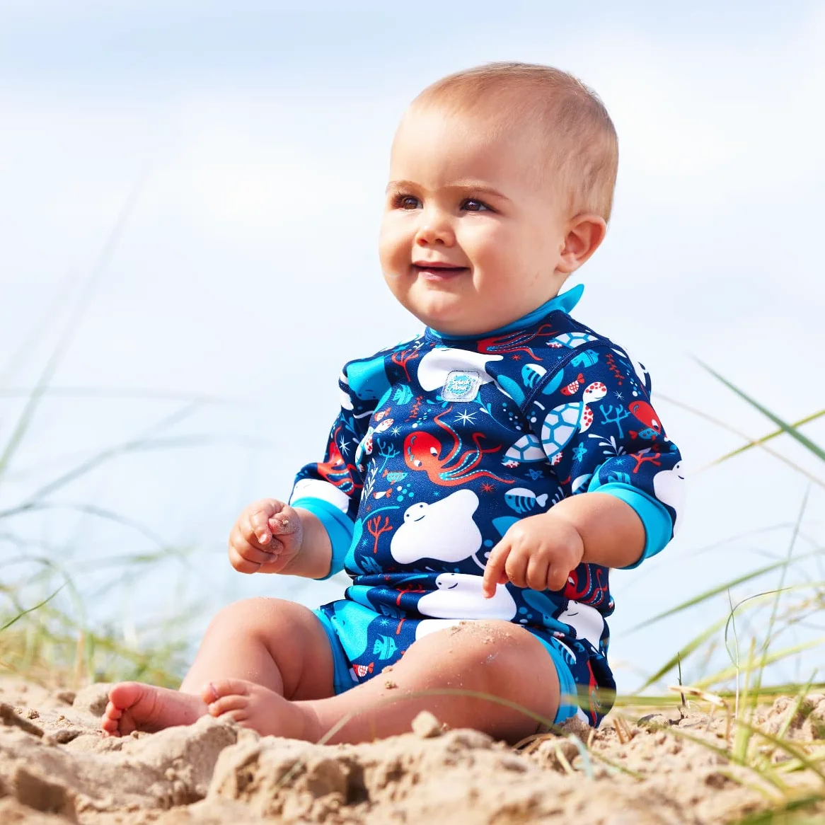 Splash About Baby Happy Nappy kombinezon neoprenowy Under The Sea 12-24 miesięcy