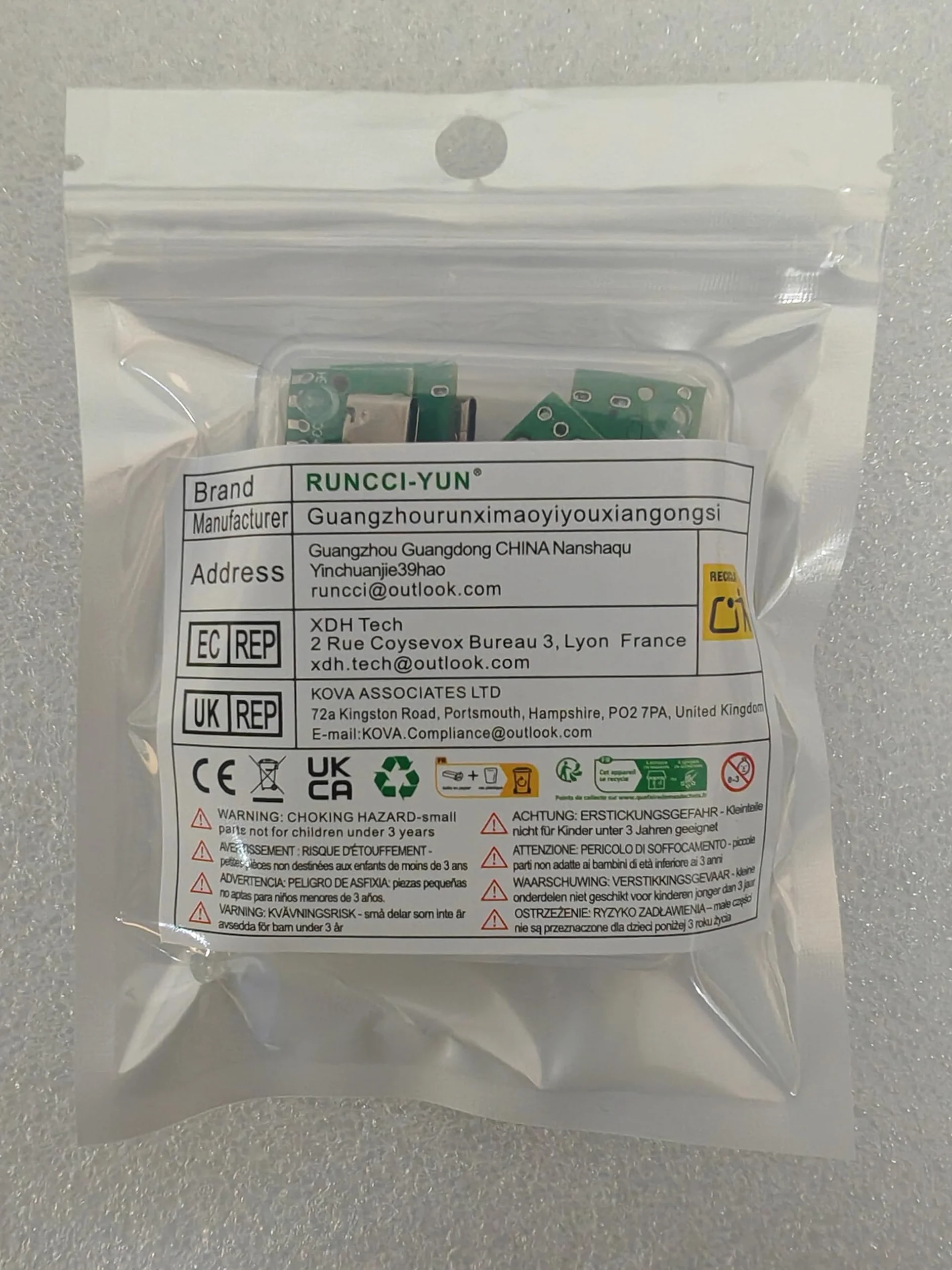 RUNCCI-YUN 10 sztuk adapter USB C na DIP PCB Breakout Board Testboard Tester Gniazdo lutownicze, 2,54 mm Pitch, 16 pinów 3.1 typ C na 6P DIY konwerter