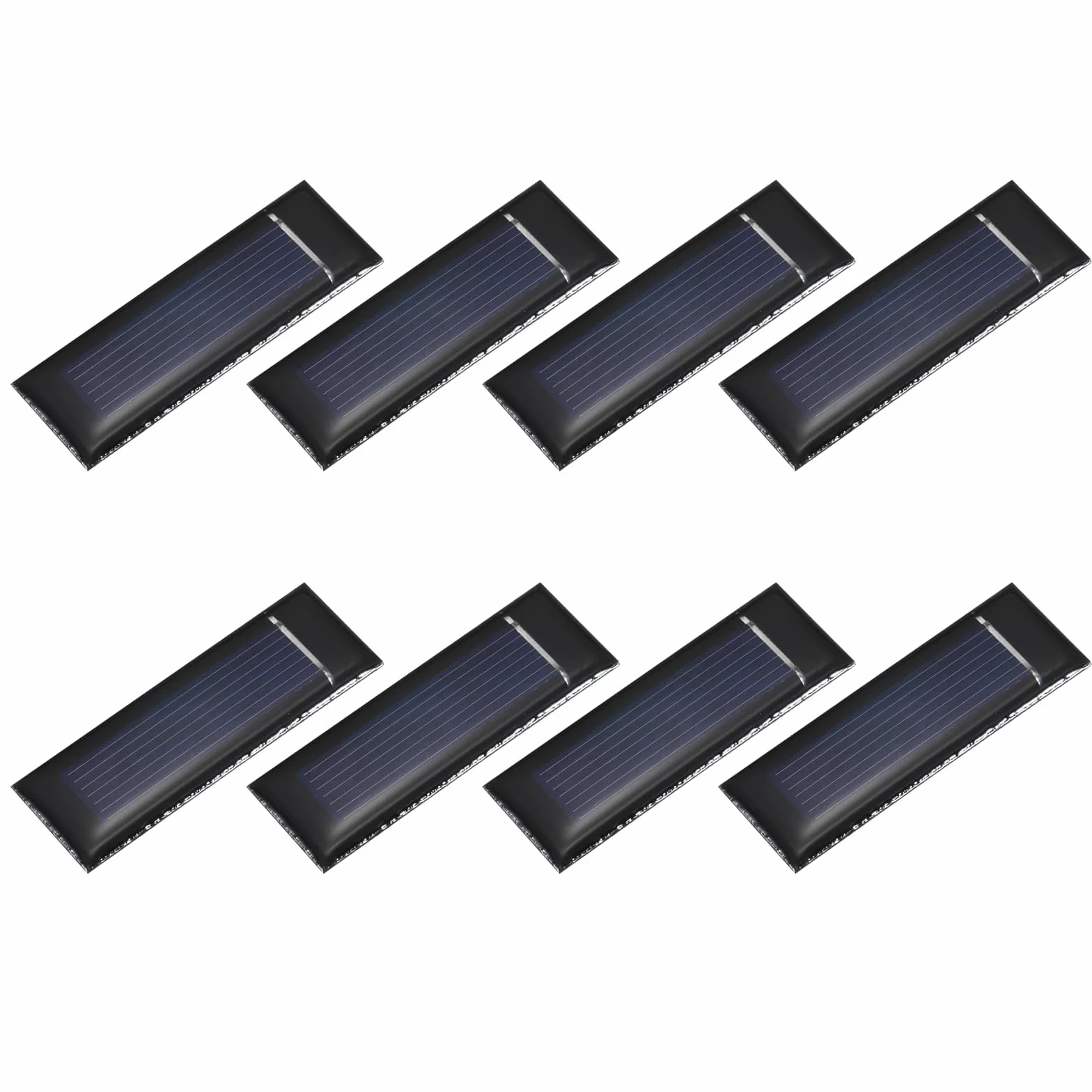 QUARKZMAN 8 sztuk 0,5 V 0,08 W 0,16 A mini moduły słoneczne do energii słonecznej, małe ogniwa fotowoltaiczne do ładowania materiałów elektrycznych DIY, zestaw do zabawek elektrycznych, zestawy