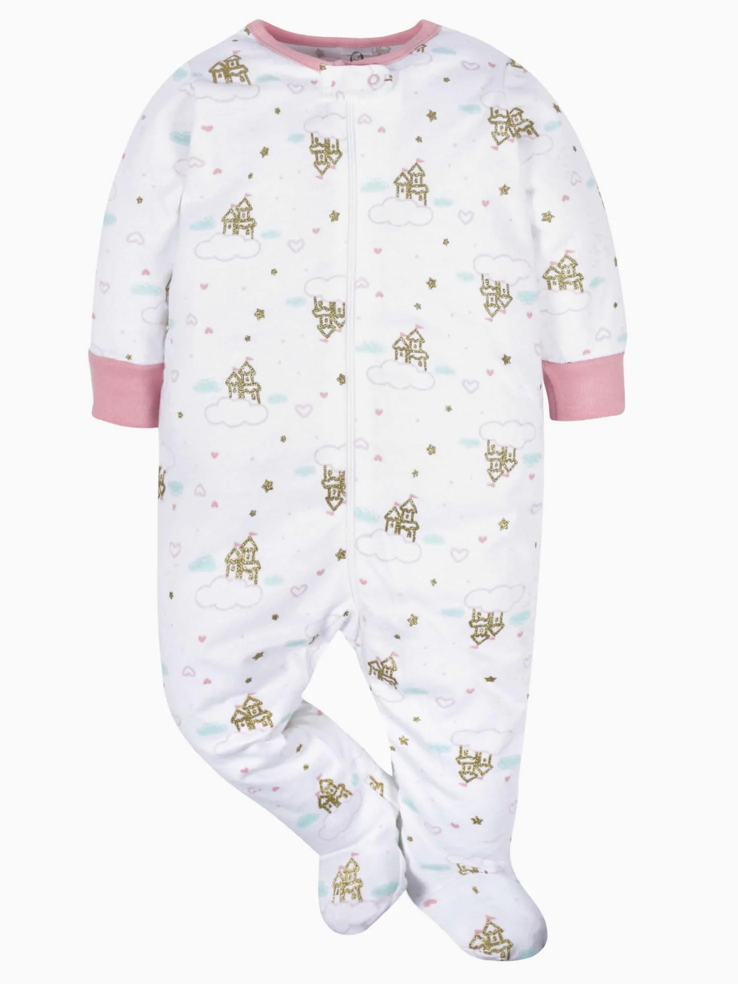 Gerber Kapcie dla niemowlęcia/dziecka Niemowlęta - dziewczynki 4-pack Sleep 'N Play