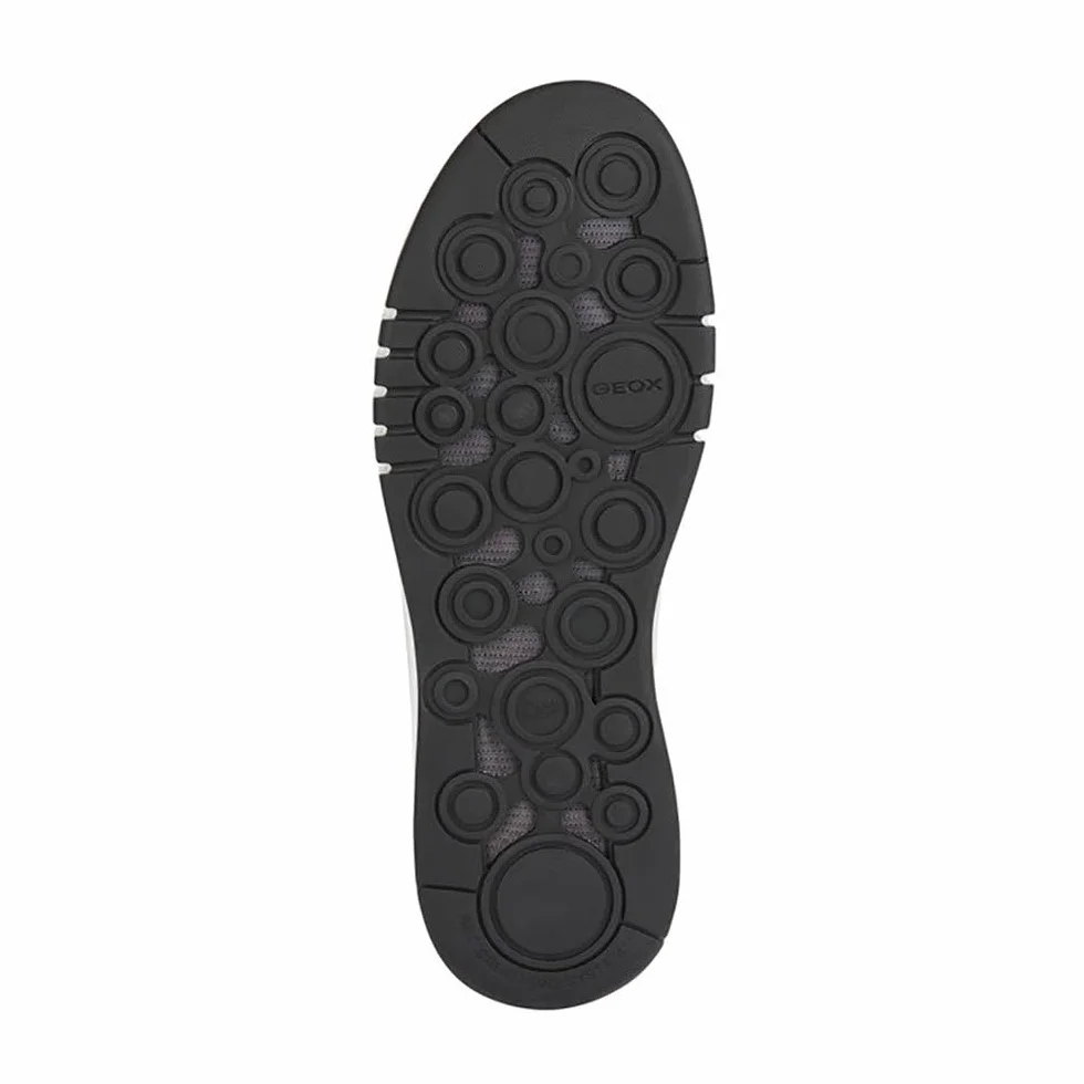 Geox Męskie buty sportowe U AERANTIS A, białe/czarne, 44 EU, biały/czarny, 44 EU