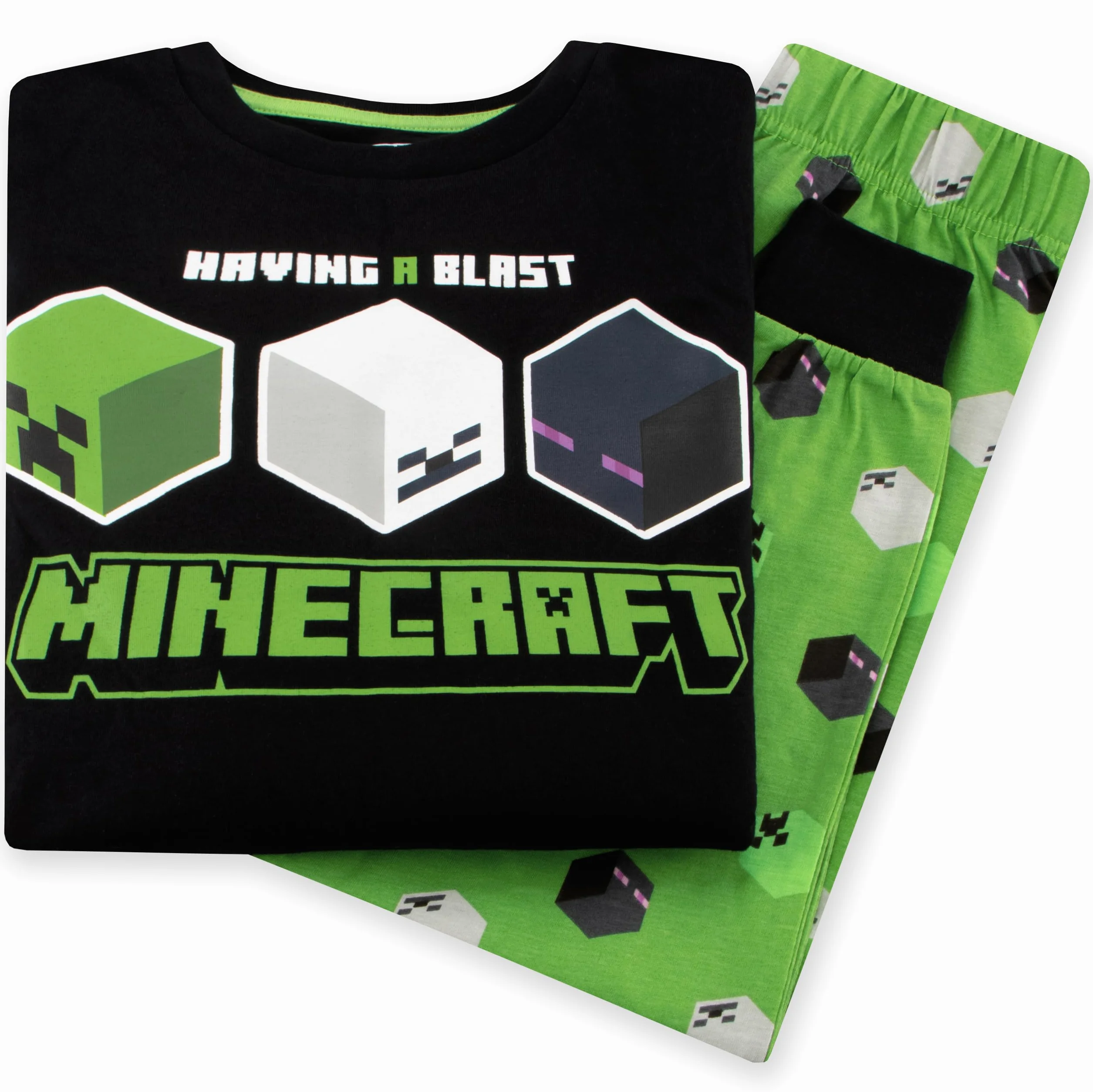 Piżamy Minecraft Creeper Dla Chłopców Zestawy Piżam Gamer