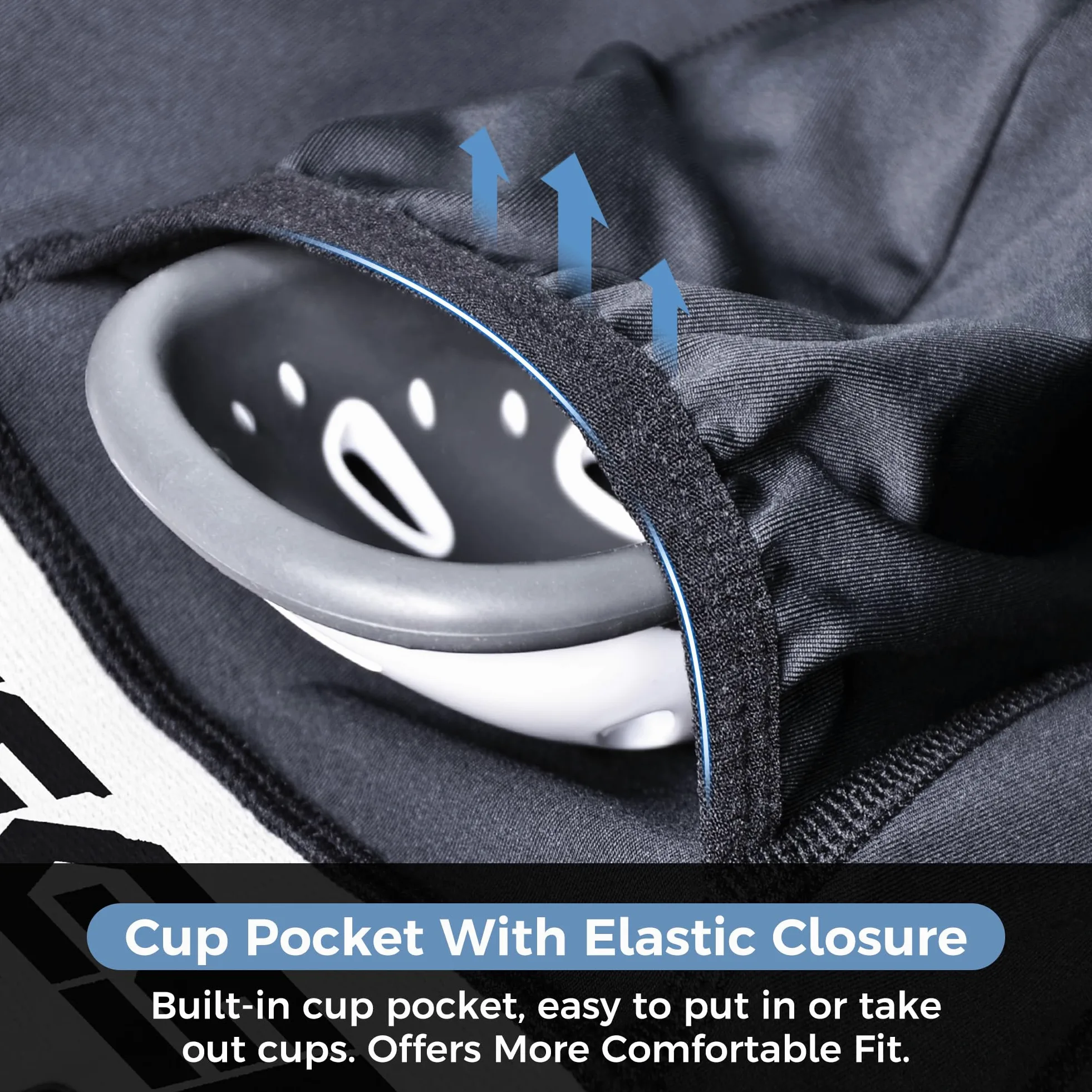 Męskie spodenki kompresyjne do piłki nożnej z paskami na kubki ochronne sportowe bielizna przesuwna baseball lacrosse krykiet