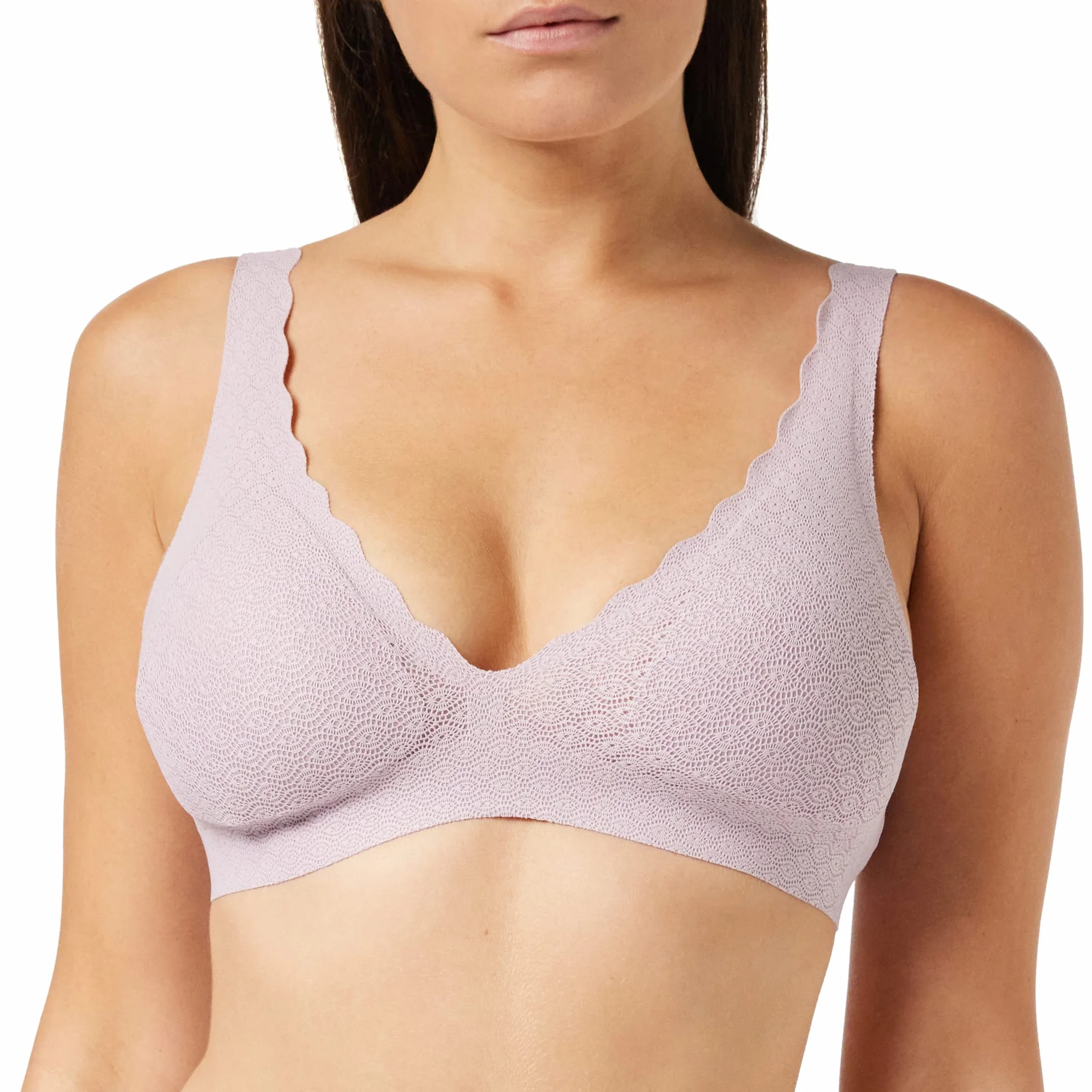Sloggi Damski biustonosz Zero Feel Lace, Lilac Orchidea, M