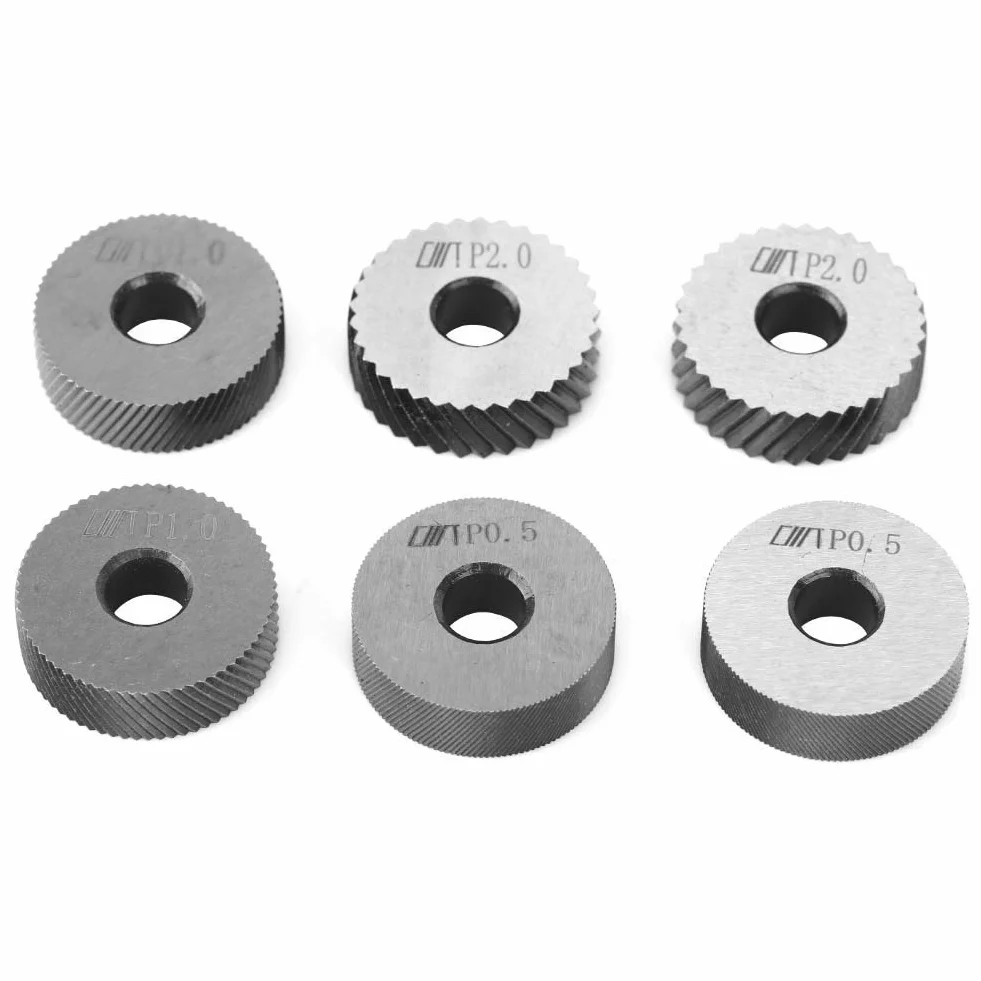 Rändelwerkzeug Stahl 7 Sztuk 0,5/1/2mm Diagonalne Dual Linear Do Obrabiarek Z Wzorami Powierzchniowymi