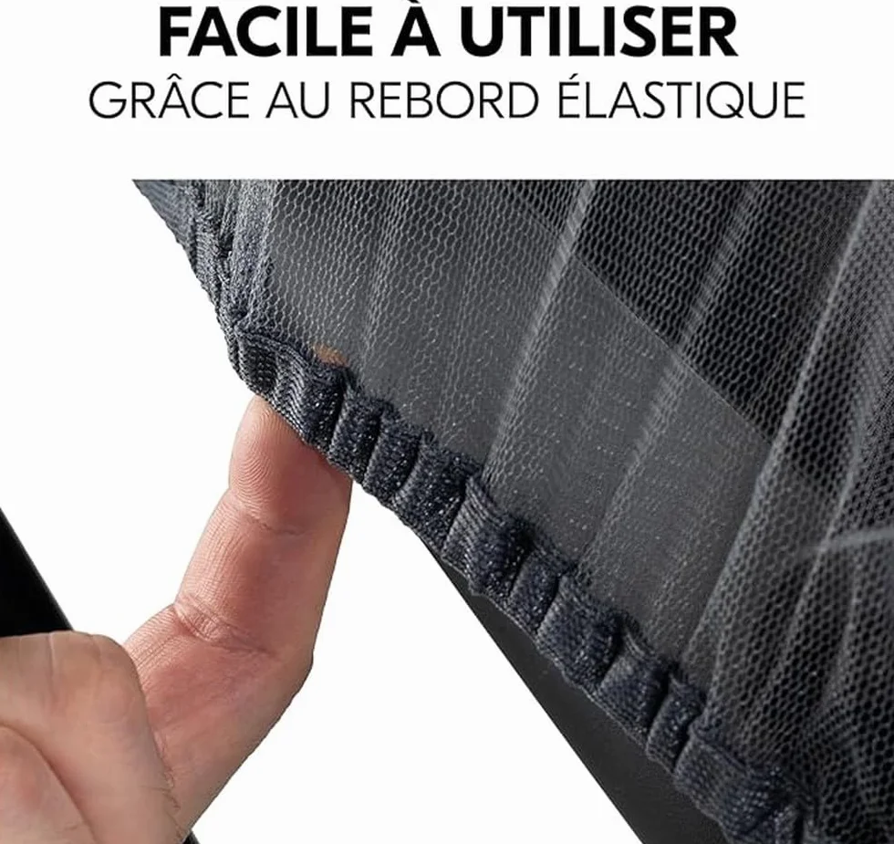 hauck Uniwersalna moskitiera dla dzieci, szara - 92 x 29 cm - siatka przeciw komarom do wózka, wózka i łóżeczka dziecięcego - odporna na rozdarcia tkanina - łatwa do zamocowania - zmywalna i składana