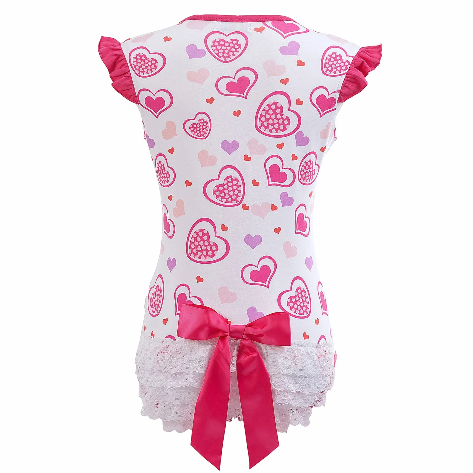 LittleForBig jednoczęściowy śpioszki ABDL Księżniczka Serc