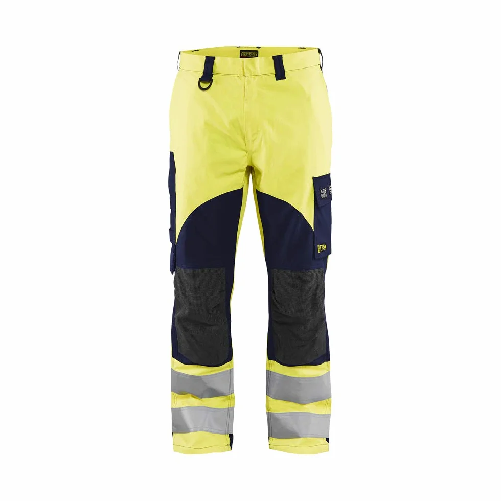 Blaklader 158815123389D100 Multinorm Inhärent spodnie robocze, High Vis żółty/granatowy, rozmiar D100