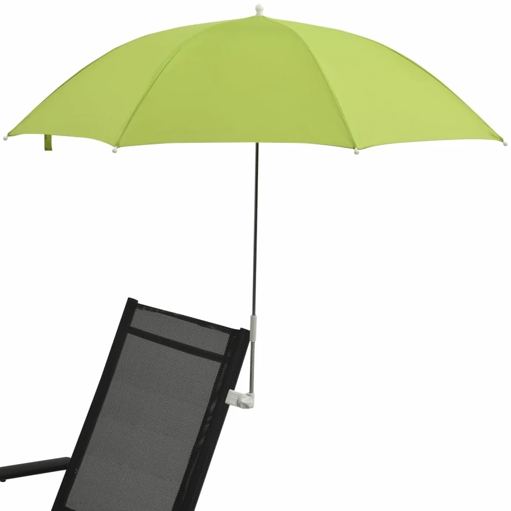 Parasole na krzesło kempingowe 2 szt. zielone 105 cm