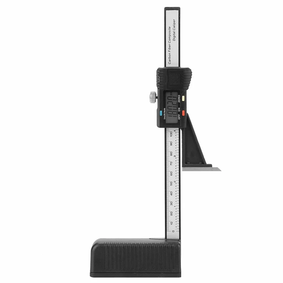 ANGGREK Cyfrowy wysokościomierz, zestaw do budowania, zakres pomiarowy 0-150 mm, cyfrowe precyzyjne wysokości osłony, miernik głębokości z podstawą magnetyczną