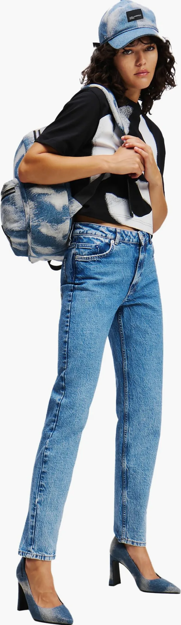 Karl Lagerfeld Jeans, Damskie, Mom Denim, Mom Fit