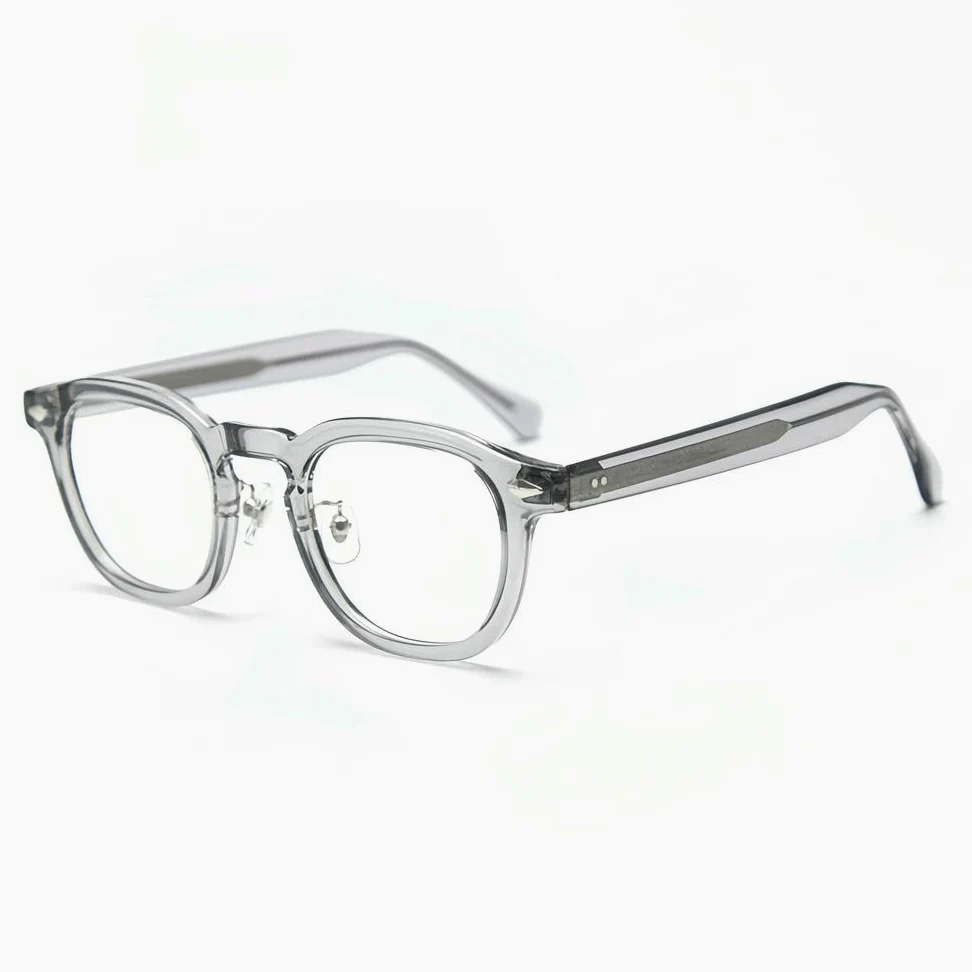 JJDFW retro owalne oprawki do okularów przezroczyste soczewki męskie oprawki okulary damskie okulary