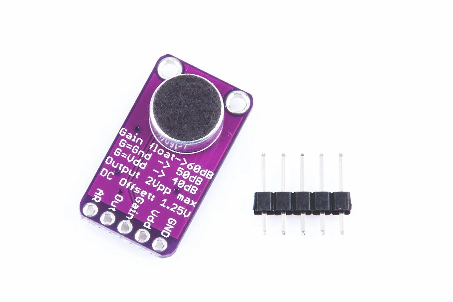 DollaTek MAX9814 Electret MIC modu? wzmacniacza mikrofonu automatyczne sterowanie wzmocnieniem dla Arduino
