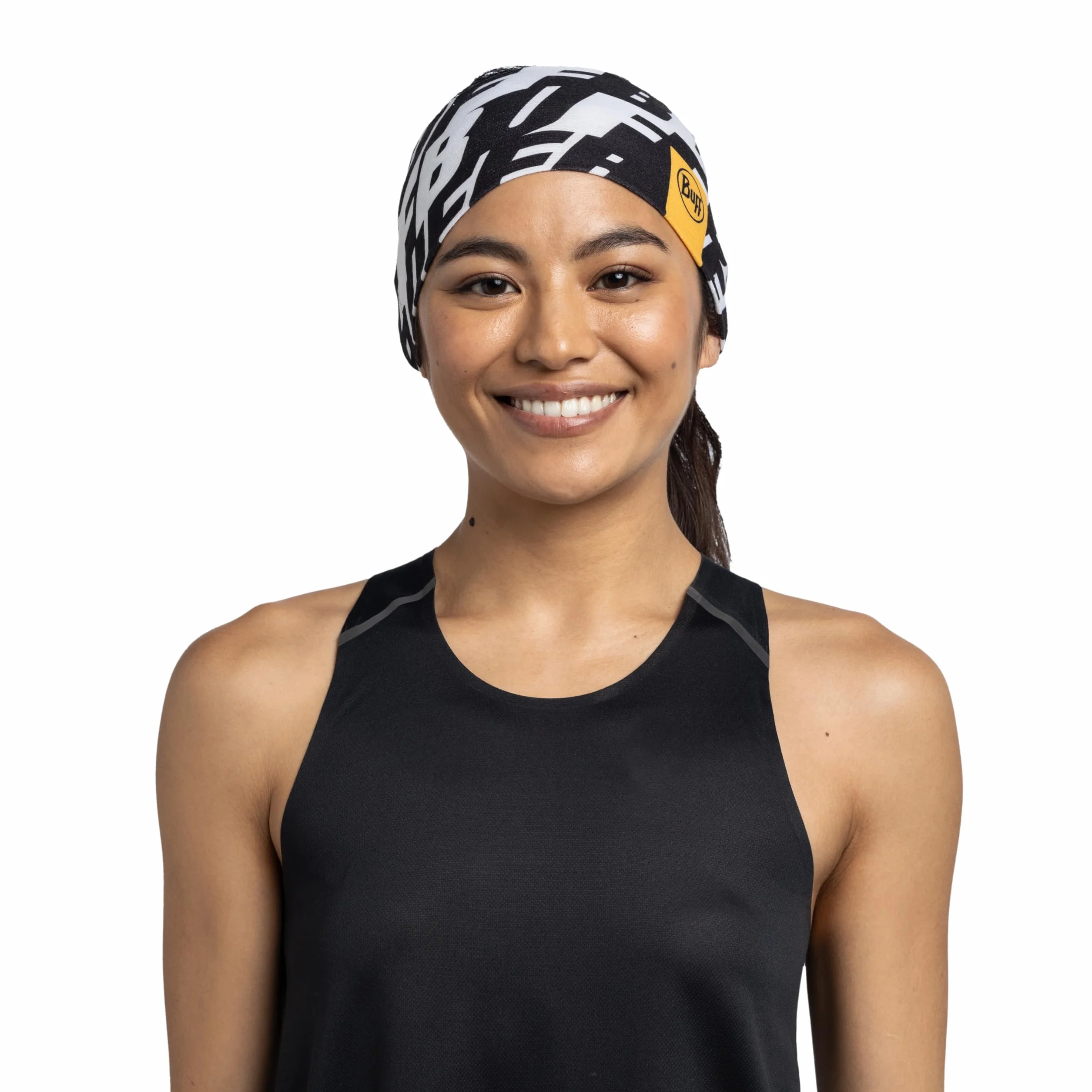 BUFF CoolNet UV® szeroka opaska na głowę, unisex, rozmiar uniwersalny