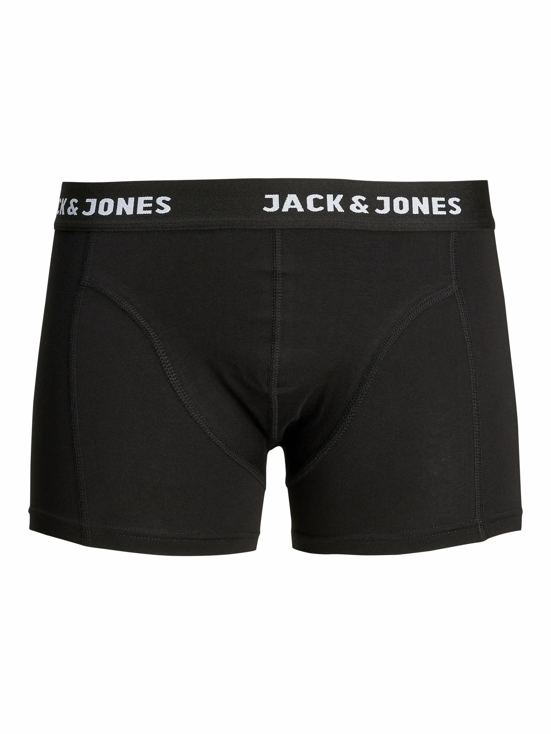 JACK & JONES Jacanthony Trunks Bokserki Mężczyźni Zestaw 3 Sztuk Czarne