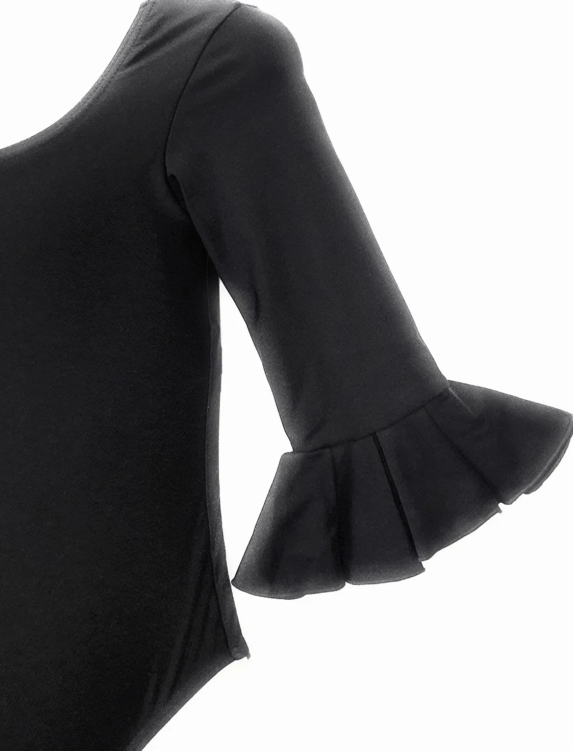 Body do flamenco dla dorosłych czarne